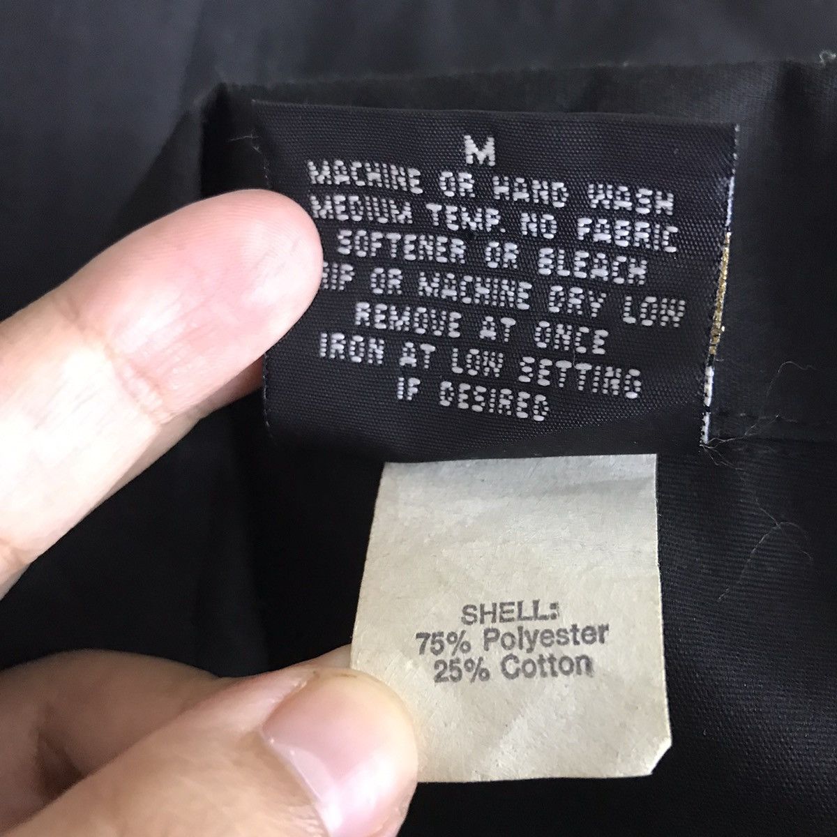 Vintage Vintage AMERICA'S FINEST USA Black Half Zipper Light Jacket Size US M / EU 48-50 / 2 - 5 Thumbnail