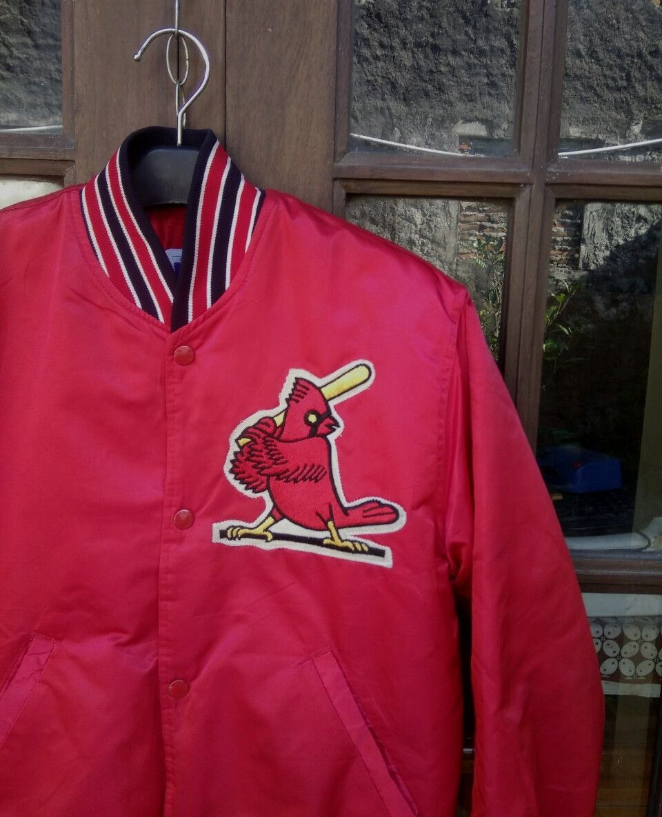 Starter Vintage St Louis Cardinals Starter Jacket USA . Small Size US S / EU 44-46 / 1 - 3 Thumbnail