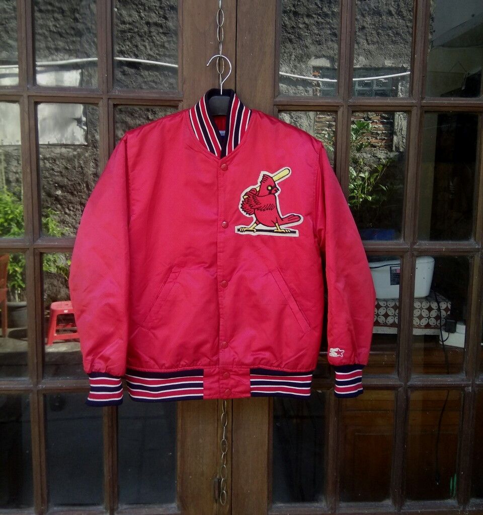 Starter Vintage St Louis Cardinals Starter Jacket USA . Small Size US S / EU 44-46 / 1 - 1 Thumbnail