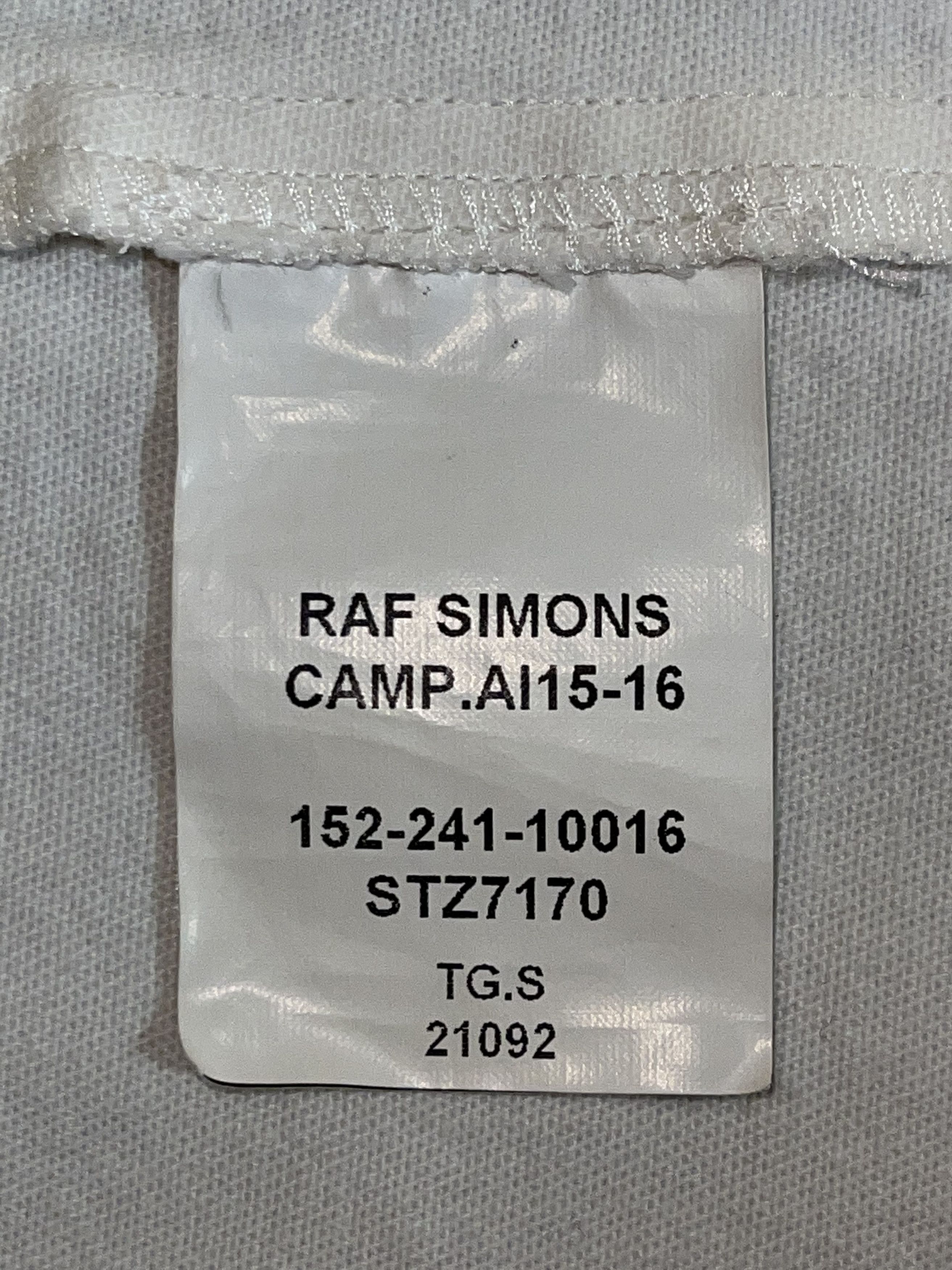 Raf Simons Raf Simons Yellow Face Logo Patch Shirt Size US S / EU 44-46 / 1 - 4 Thumbnail