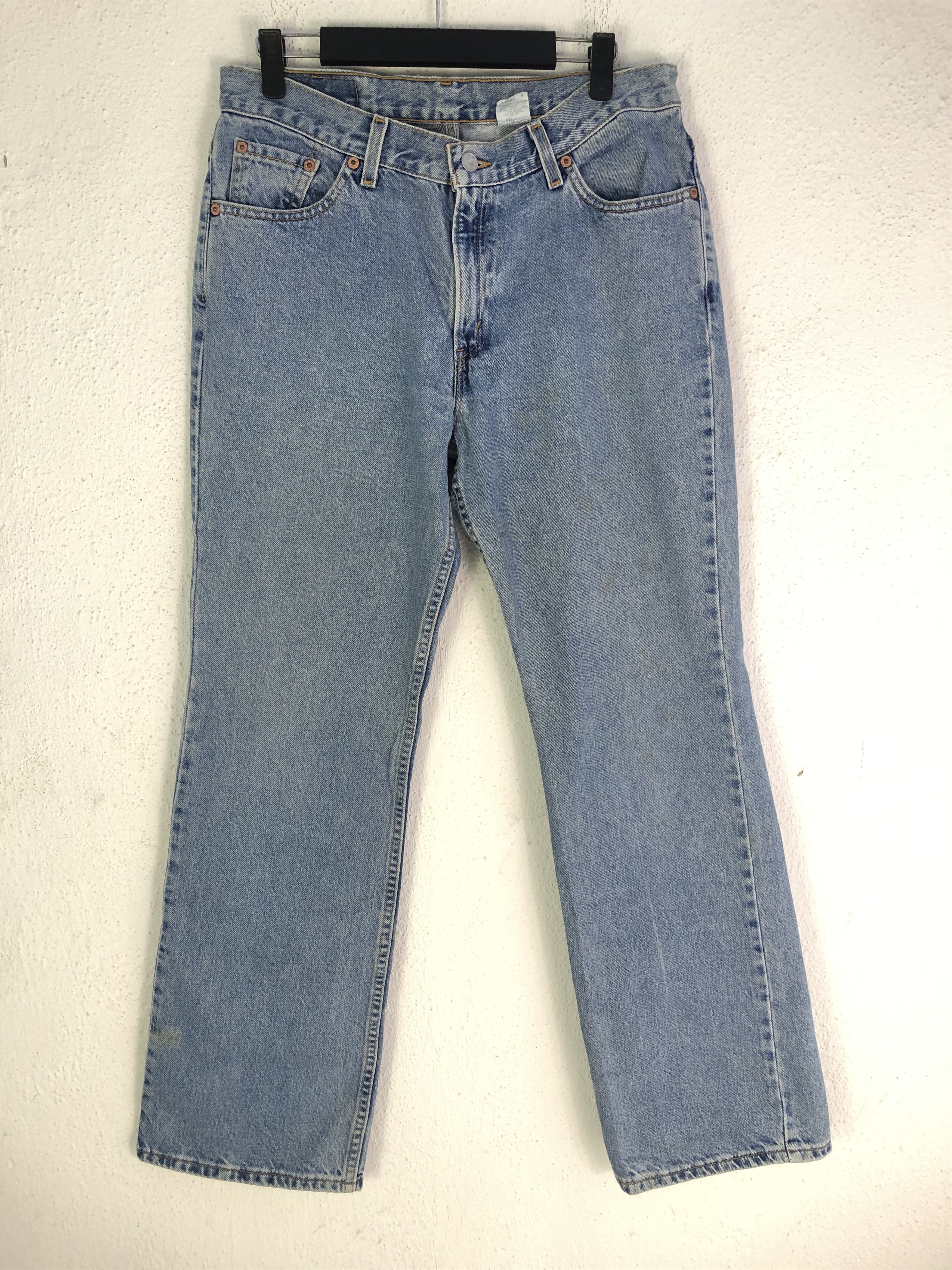 image of Levis x Vintage 90's Levi's 517 Faded Bootcut Denim Jean in Blue, Men's (Size 32)
