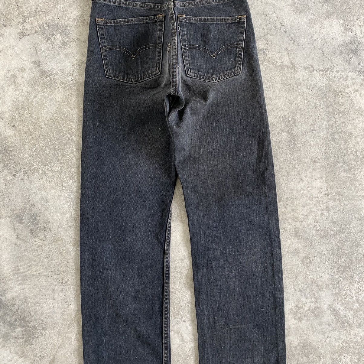 Levi's Vintage 1993 Levi's 509 Faded Black Ripped Denim Jeans Size US 28 / EU 44 - 14 Thumbnail