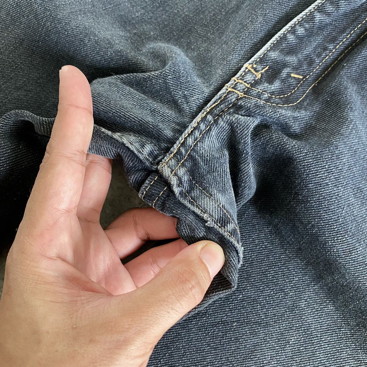 Levi's Vintage 1993 Levi's 509 Faded Black Ripped Denim Jeans Size US 28 / EU 44 - 10 Thumbnail