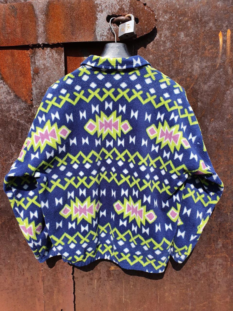 Kappa × Vintage 80s Rare Navajo Design Kappa Fleece Pullover Size US L / EU 52-54 / 3 - 8 Thumbnail