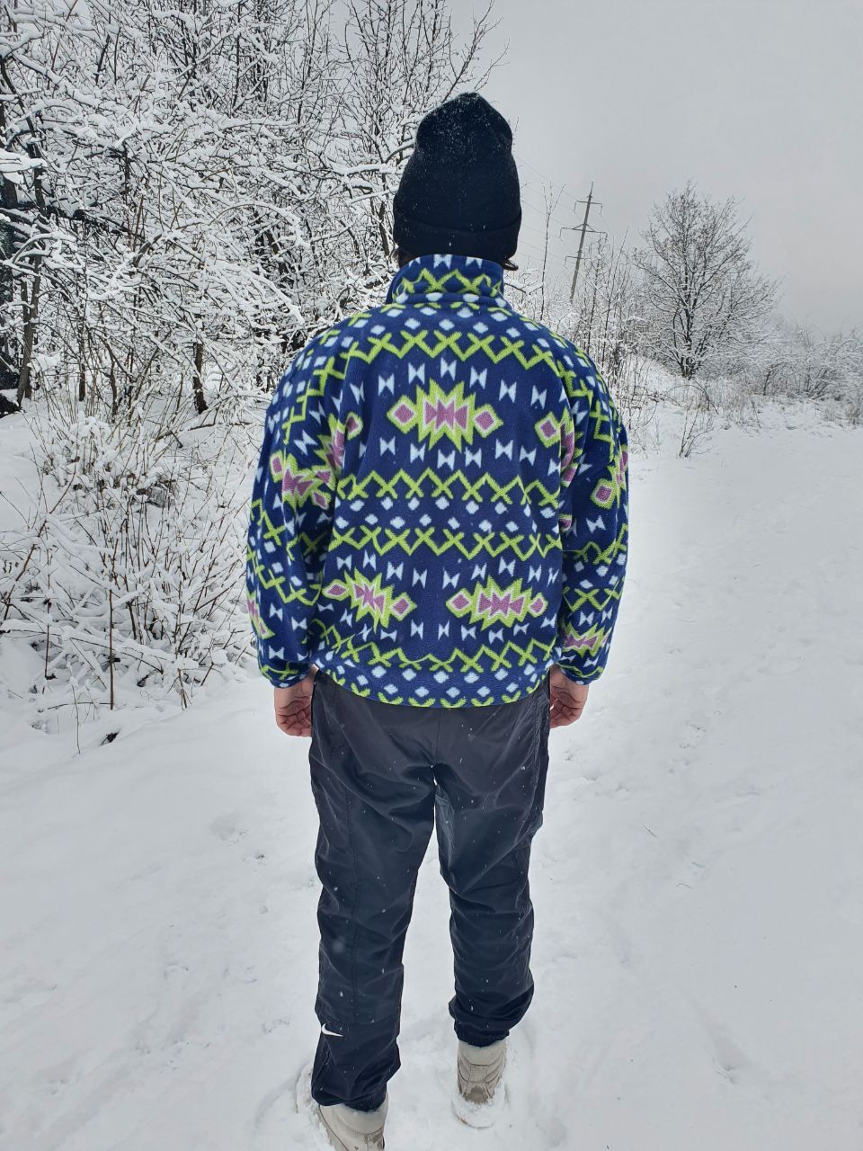 Kappa × Vintage 80s Rare Navajo Design Kappa Fleece Pullover Size US L / EU 52-54 / 3 - 14 Thumbnail