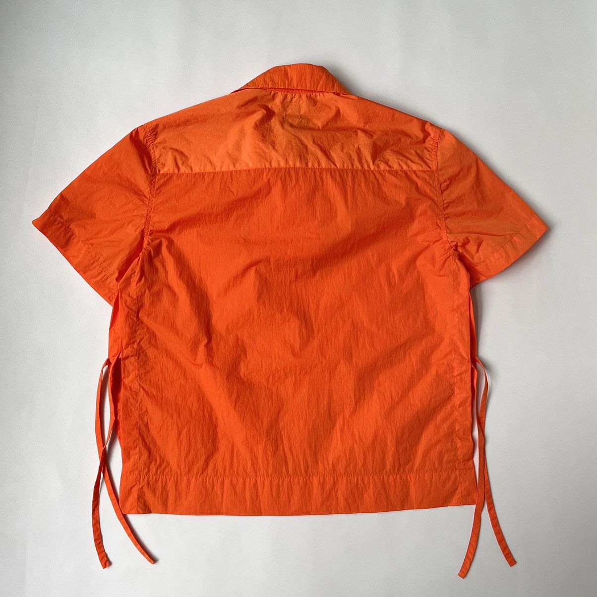 Craig Green S/S 16 Orange Nylon Lace Tie Shirt Size US S / EU 44-46 / 1 - 9 Thumbnail