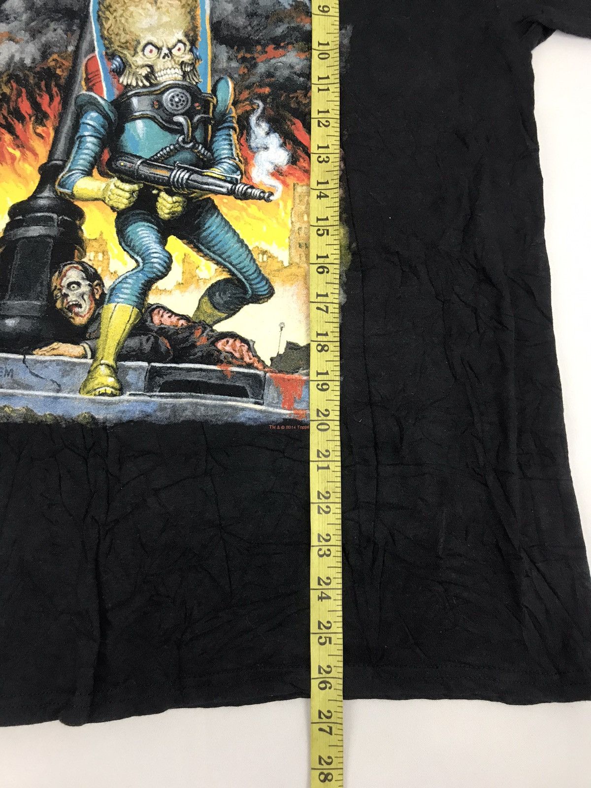 Vintage Vtg Mars Attacks Movie American Alien Fiction Fantasy Film Size US M / EU 48-50 / 2 - 6 Thumbnail
