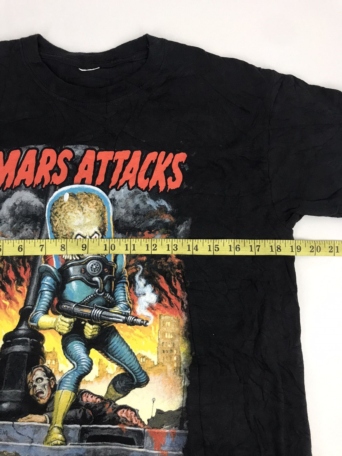 Vintage Vtg Mars Attacks Movie American Alien Fiction Fantasy Film Size US M / EU 48-50 / 2 - 5 Thumbnail
