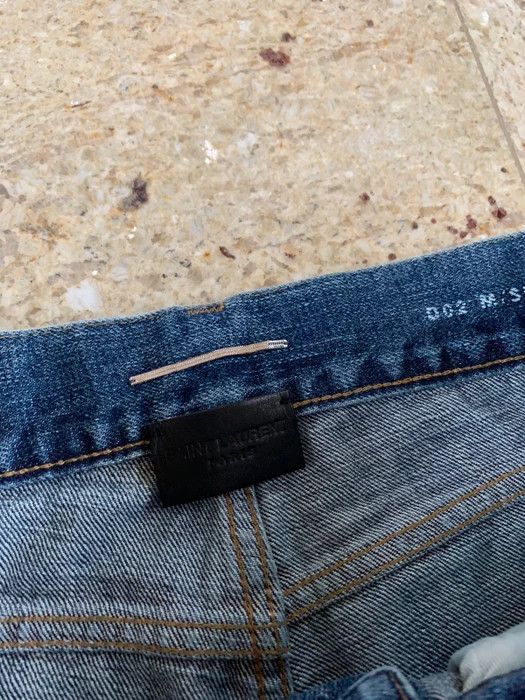 Saint Laurent Paris D02 Distressed Denim in Indigo Size US 30 / EU 46 - 3 Thumbnail