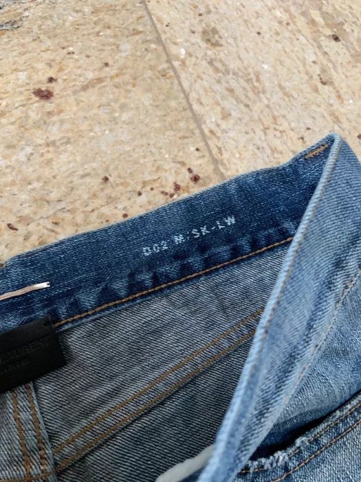 Saint Laurent Paris D02 Distressed Denim in Indigo Size US 30 / EU 46 - 6 Thumbnail