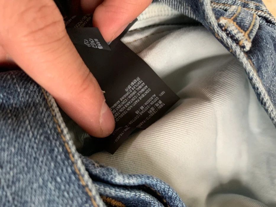 Saint Laurent Paris D02 Distressed Denim in Indigo Size US 30 / EU 46 - 12 Thumbnail