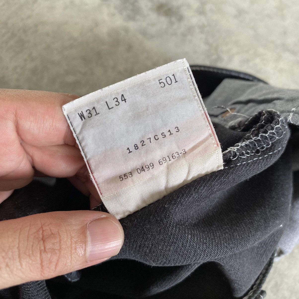 Levi's Size 30x29 Vintage 1999 Levi's 501 Faded Black Denim Jeans Size US 30 / EU 46 - 25 Thumbnail