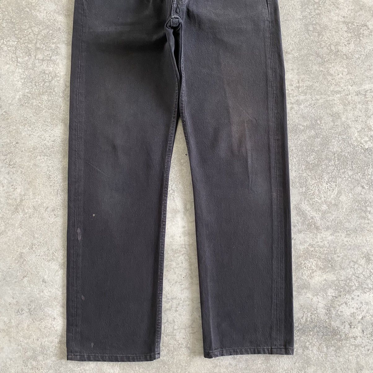 Levi's Size 30x29 Vintage 1999 Levi's 501 Faded Black Denim Jeans Size US 30 / EU 46 - 3 Thumbnail