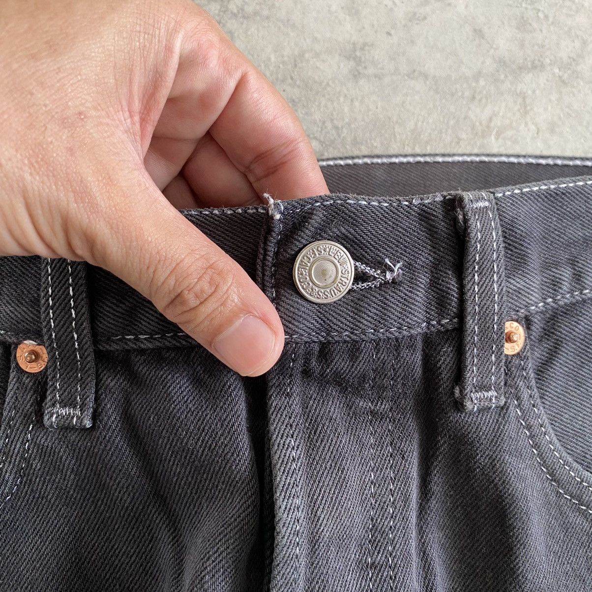 Levi's Size 30x29 Vintage 1999 Levi's 501 Faded Black Denim Jeans Size US 30 / EU 46 - 10 Thumbnail