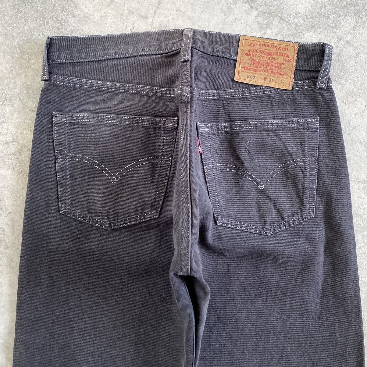 Levi's Size 30x29 Vintage 1999 Levi's 501 Faded Black Denim Jeans Size US 30 / EU 46 - 18 Thumbnail