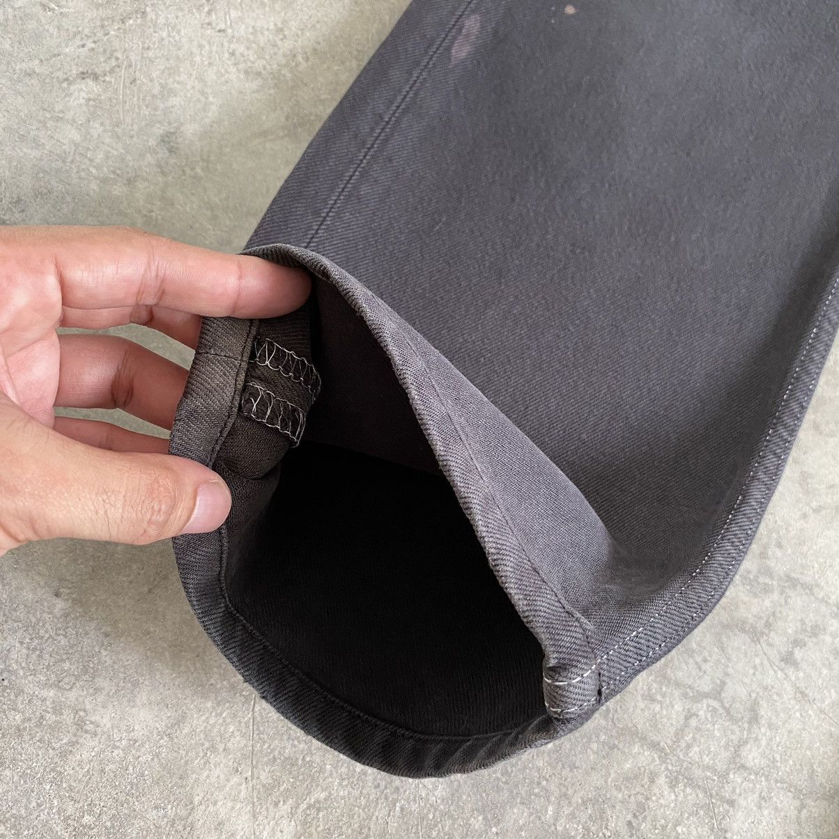 Levi's Size 30x29 Vintage 1999 Levi's 501 Faded Black Denim Jeans Size US 30 / EU 46 - 6 Thumbnail