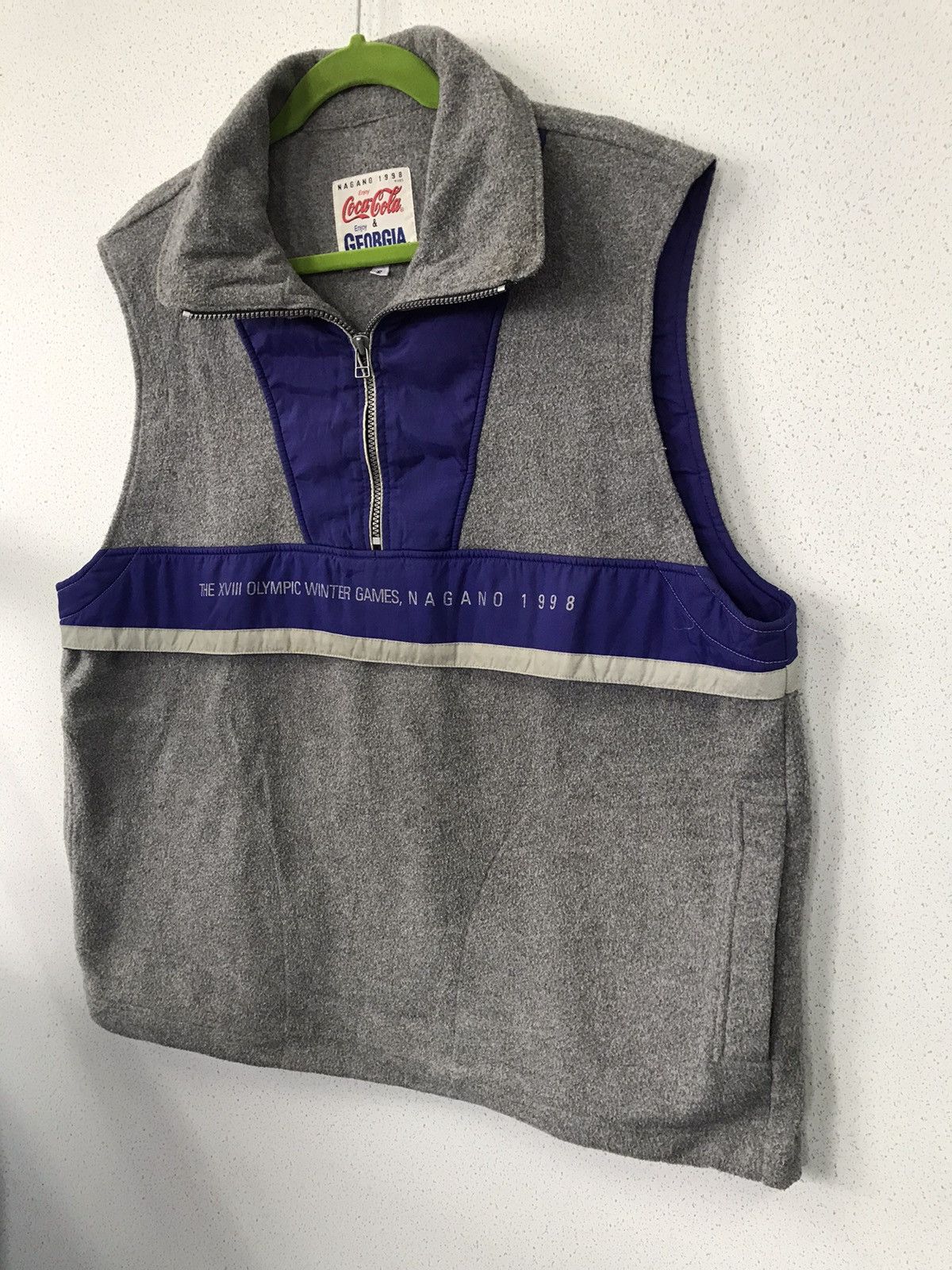 Coca Cola Coca Cola x Georgia 1998 Winter Olympics Vest Size US L / EU 52-54 / 3 - 6 Thumbnail