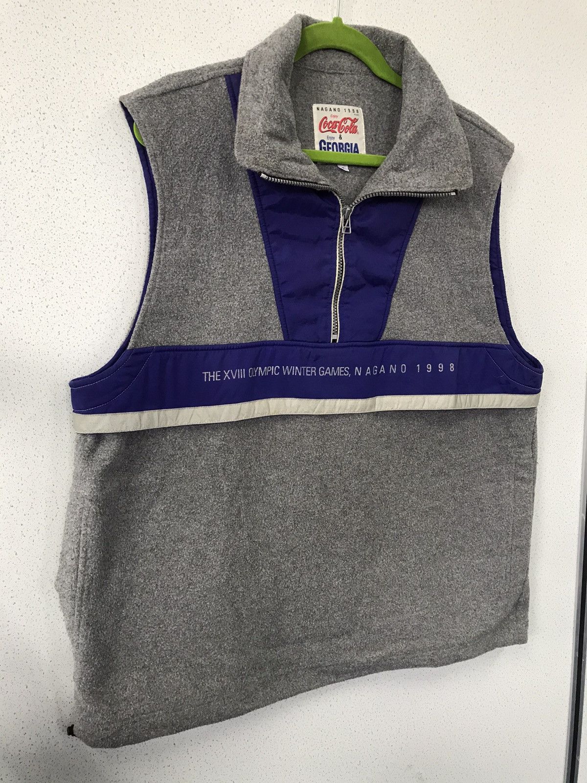 Coca Cola Coca Cola x Georgia 1998 Winter Olympics Vest Size US L / EU 52-54 / 3 - 5 Thumbnail