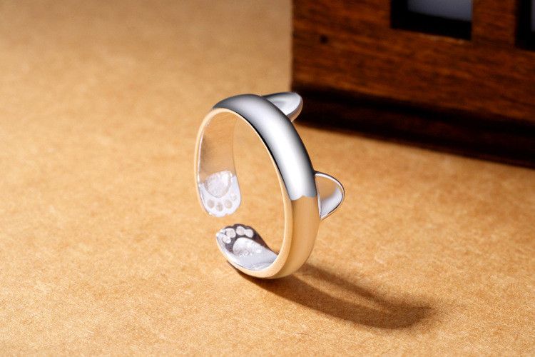 Handmade × Jewelry Vintage Cat Ring Size ONE SIZE - 1 Thumbnail