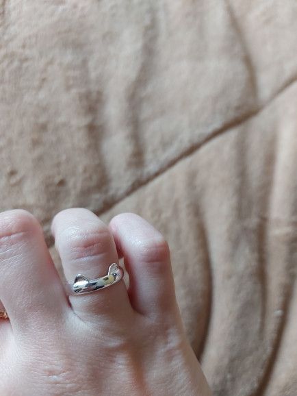Handmade × Jewelry Vintage Cat Ring Size ONE SIZE - 4 Thumbnail
