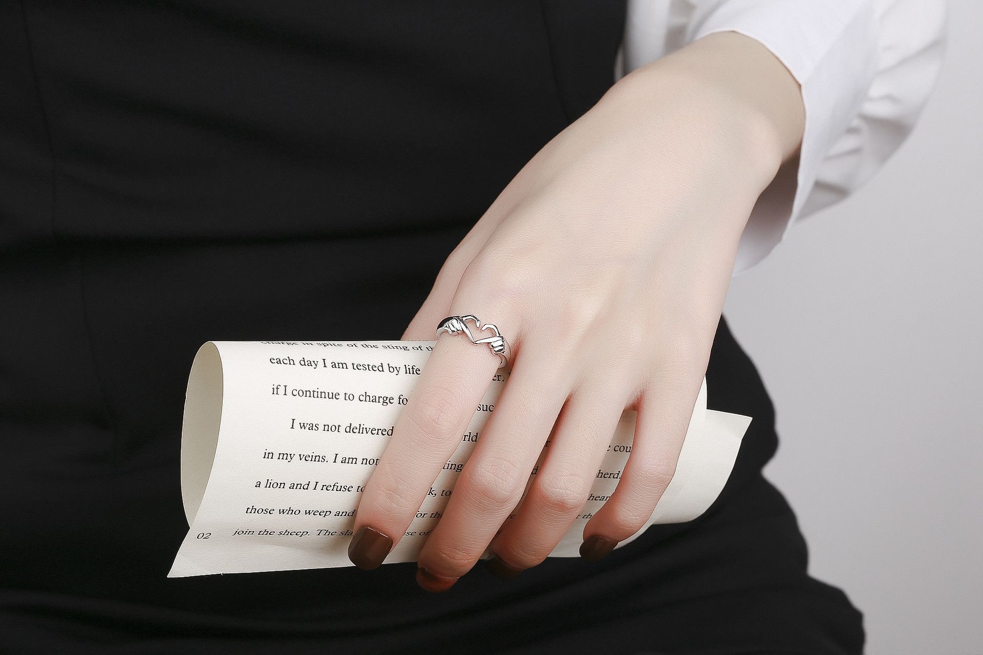 Jewelry Gesture Heart Rings Size ONE SIZE - 2 Thumbnail
