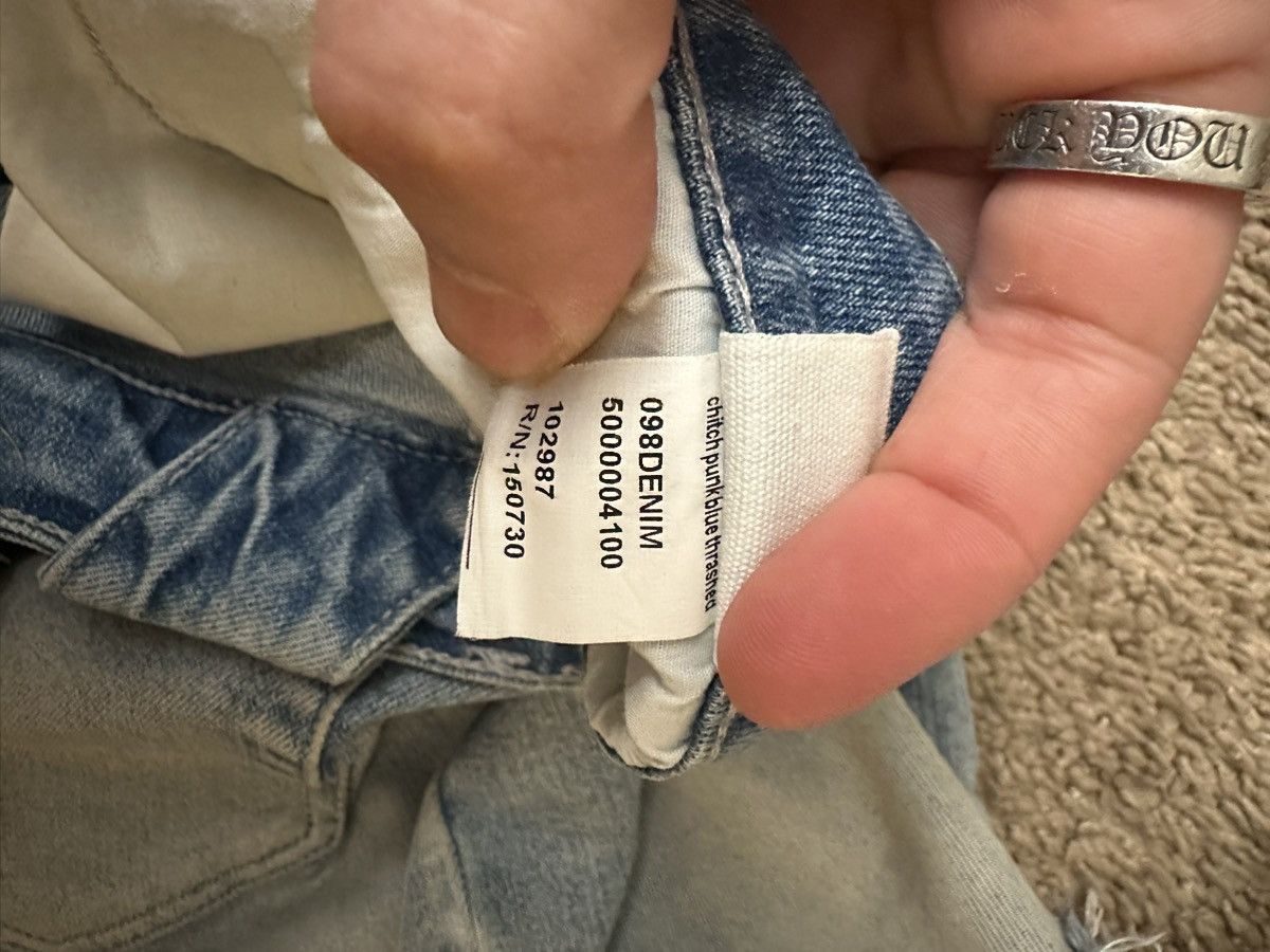 Ksubi Chitch punk blue trashed denim Size US 31 - 7 Thumbnail