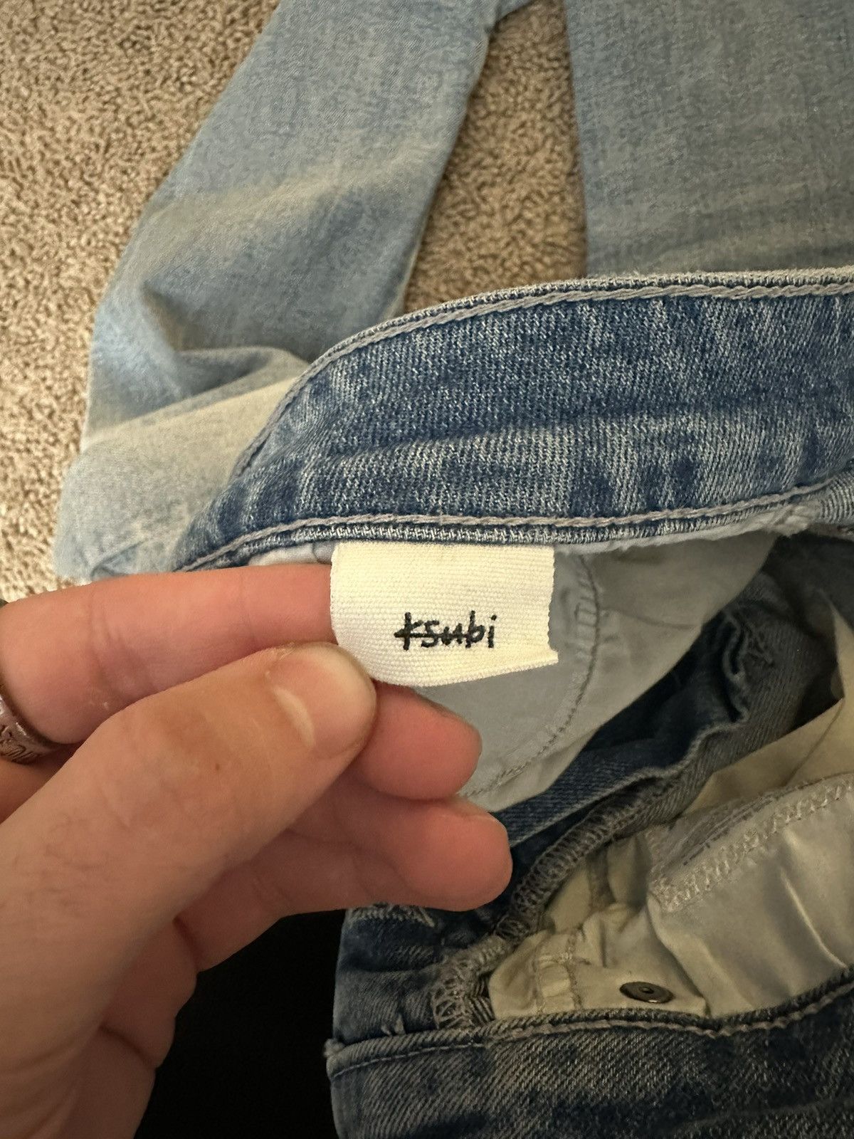 Ksubi Chitch punk blue trashed denim Size US 31 - 6 Thumbnail