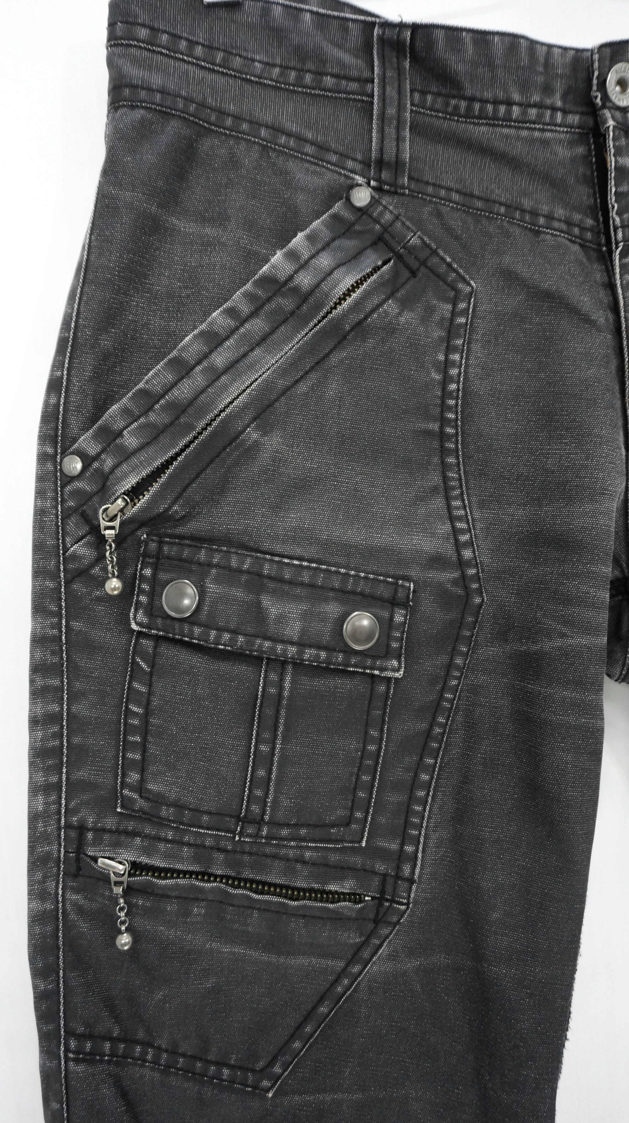 HIDEAWAYS RARE SICK 🔥 HIDEAWAYS NICOLE Semi Waxed Cargo Pants Size US 32 / EU 48 - 5 Thumbnail