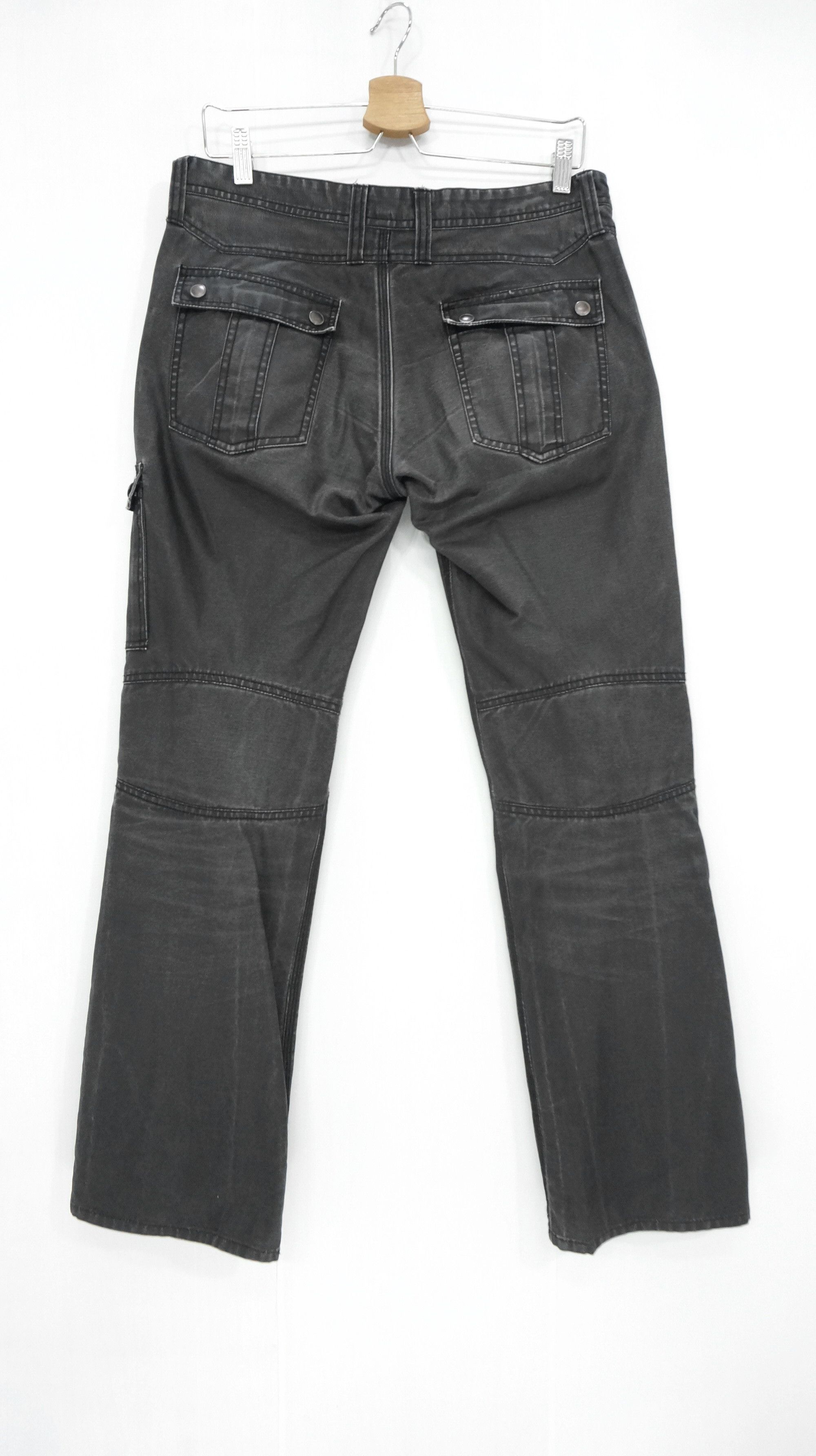 HIDEAWAYS RARE SICK 🔥 HIDEAWAYS NICOLE Semi Waxed Cargo Pants Size US 32 / EU 48 - 3 Thumbnail