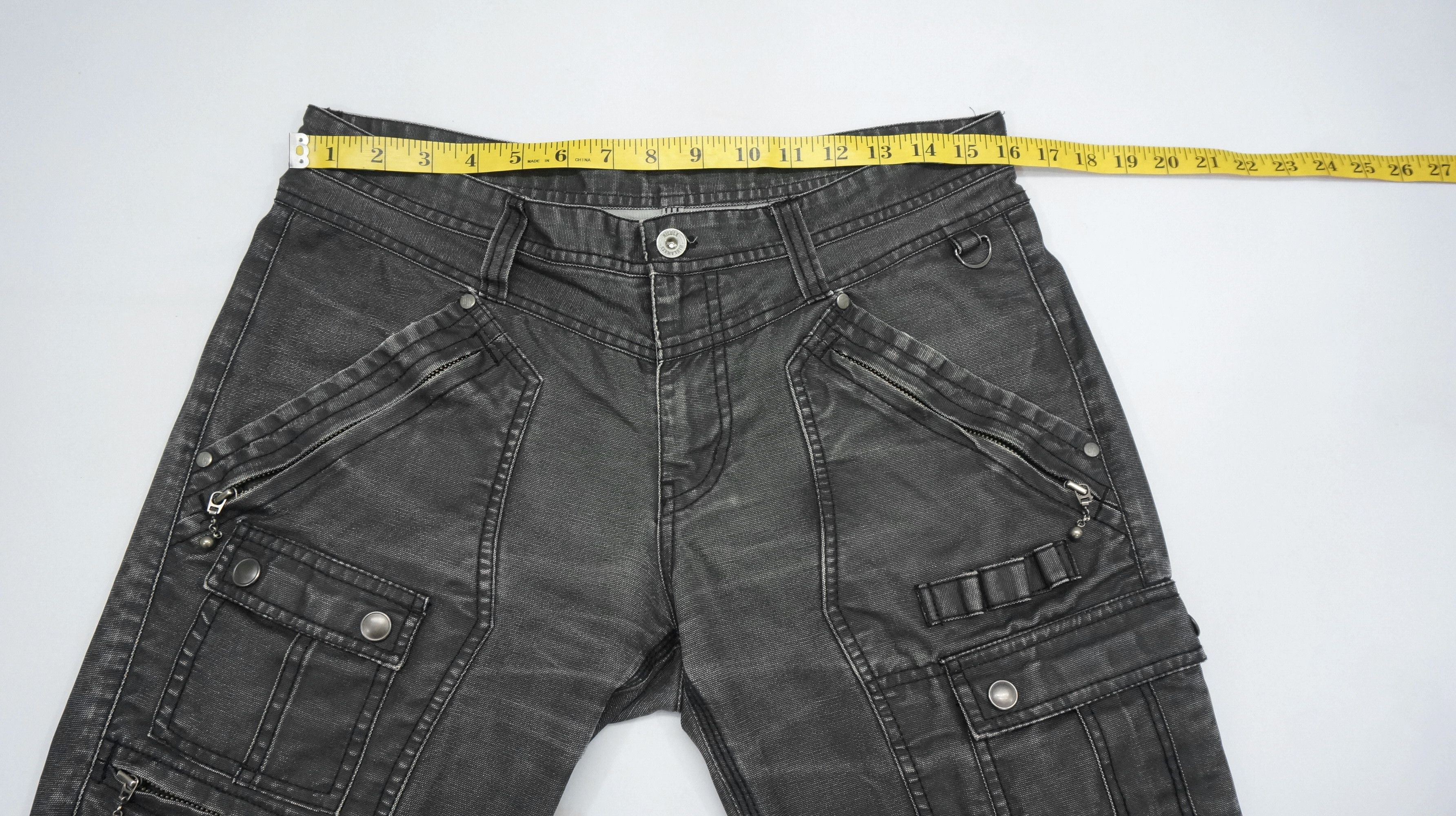 HIDEAWAYS RARE SICK 🔥 HIDEAWAYS NICOLE Semi Waxed Cargo Pants Size US 32 / EU 48 - 9 Thumbnail