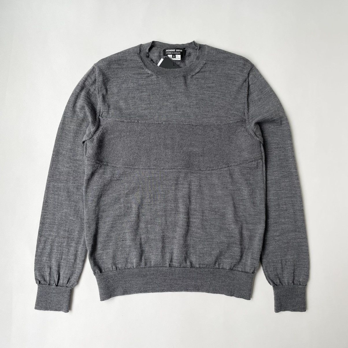 Comme des Garcons A/W 18 Inside Out Panelled Sweater Size US M / EU 48-50 / 2 - 1 Thumbnail