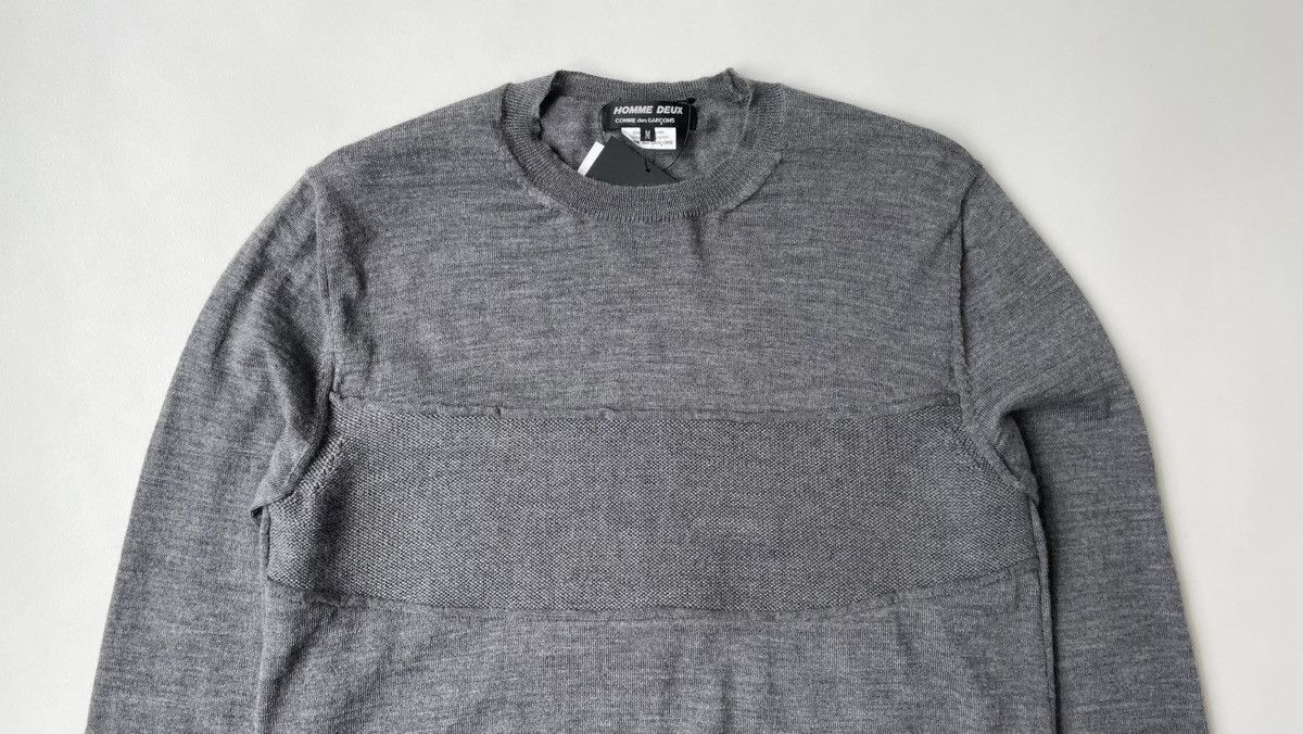 Comme des Garcons A/W 18 Inside Out Panelled Sweater Size US M / EU 48-50 / 2 - 2 Thumbnail
