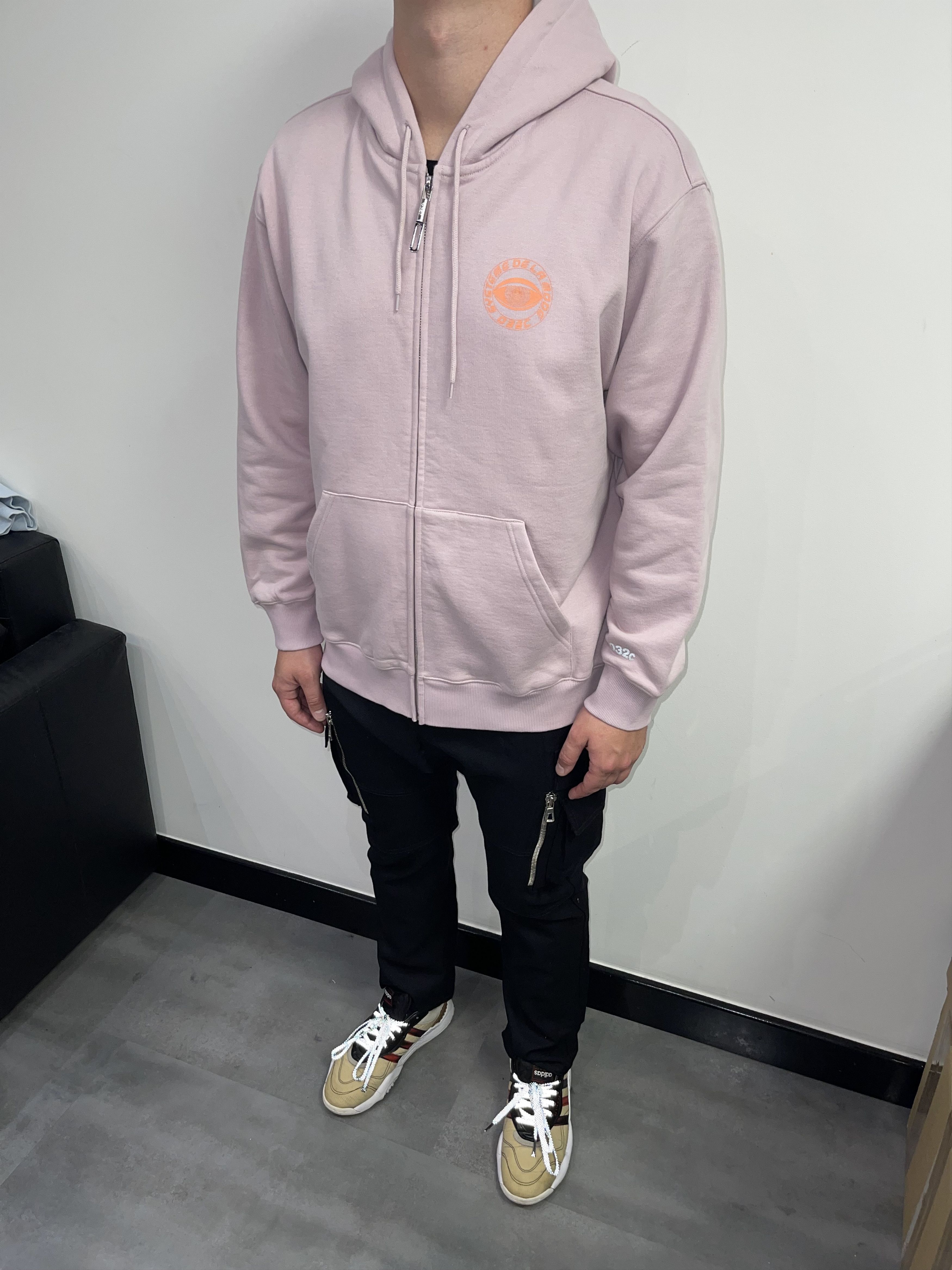 032c DSWT! 032c "System De La Mode" Pink Hoodie Size US L / EU 52-54 / 3 - 8 Thumbnail