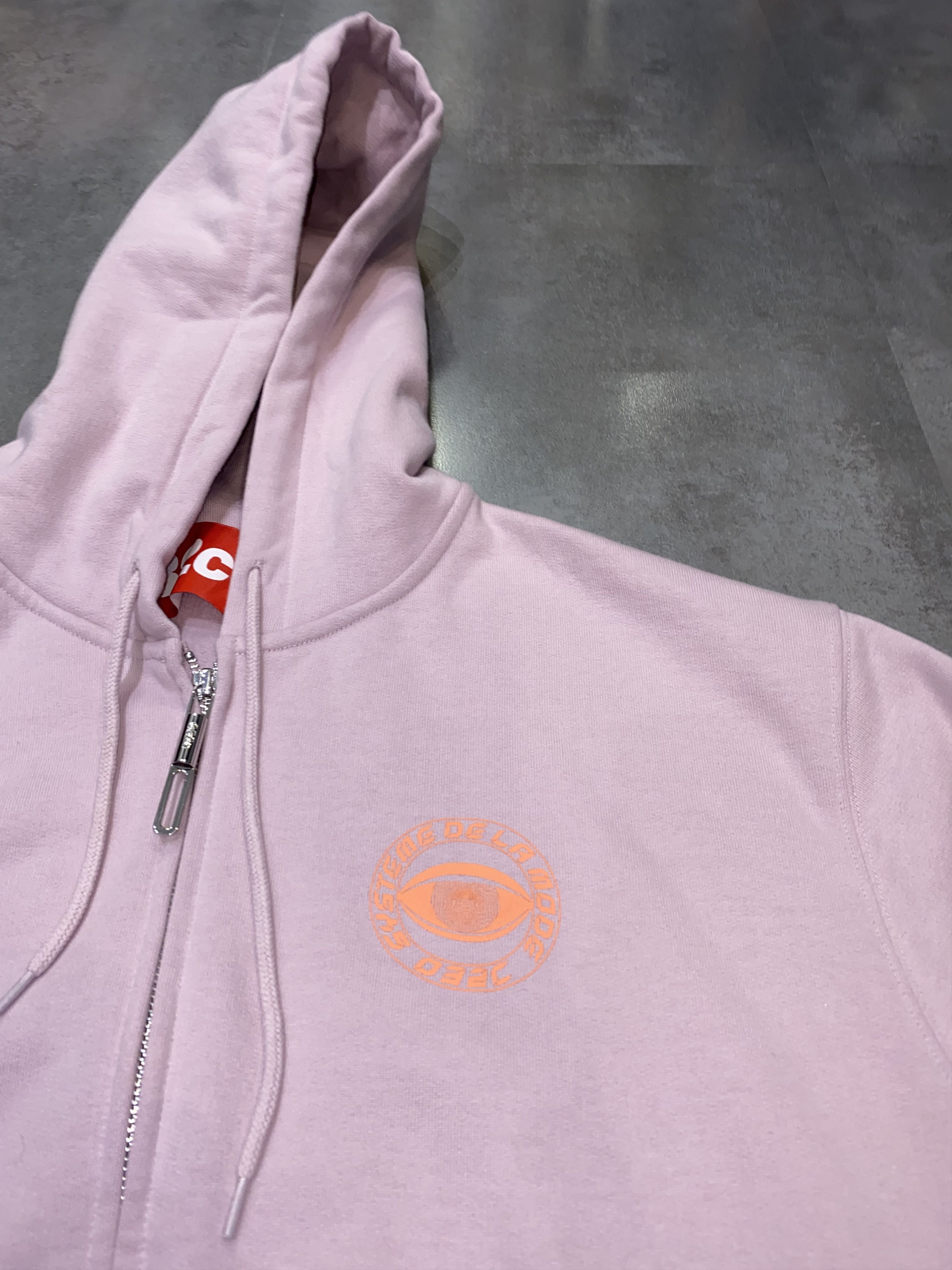 032c DSWT! 032c "System De La Mode" Pink Hoodie Size US L / EU 52-54 / 3 - 9 Thumbnail