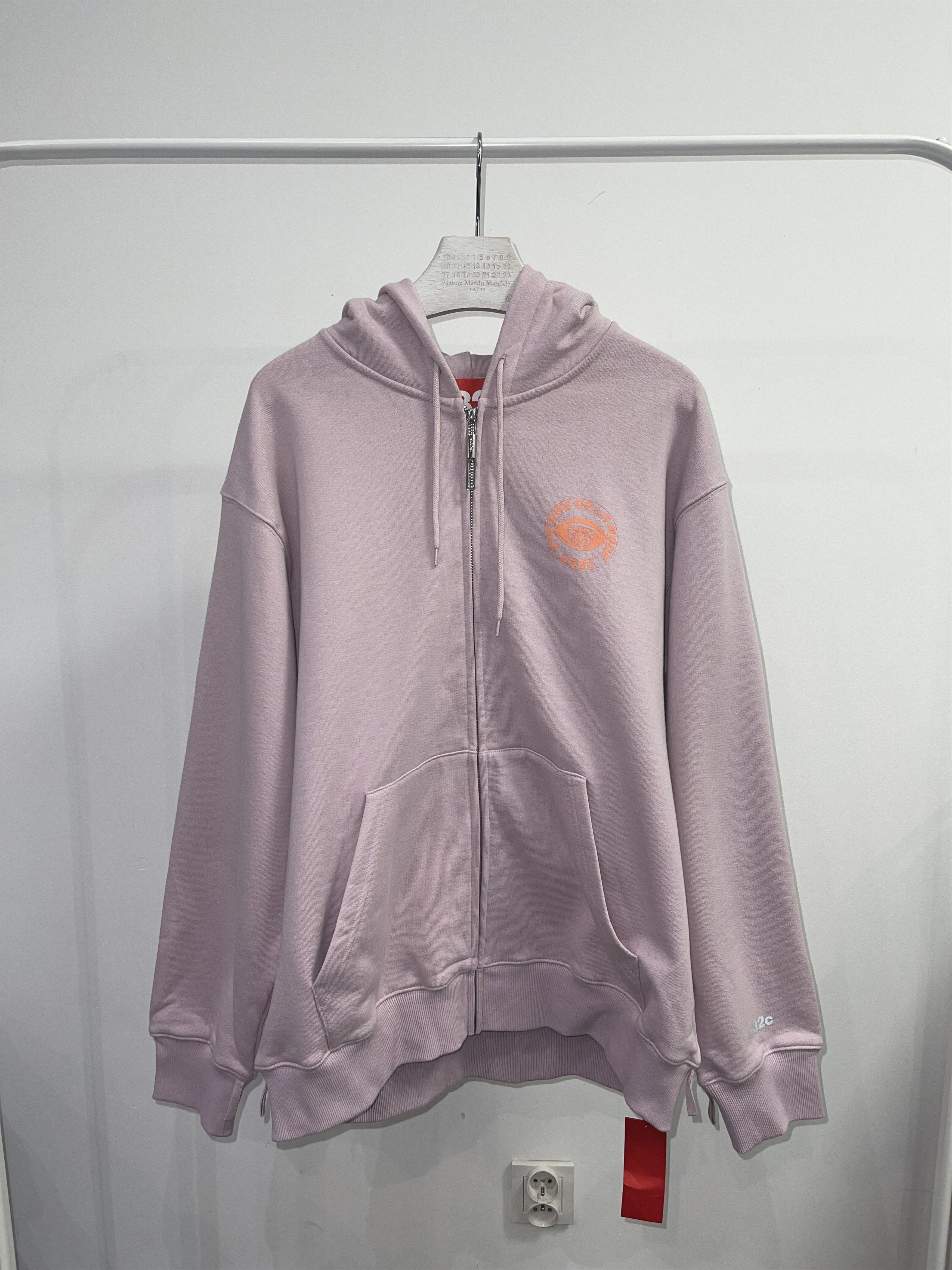 032c DSWT! 032c "System De La Mode" Pink Hoodie Size US L / EU 52-54 / 3 - 5 Thumbnail