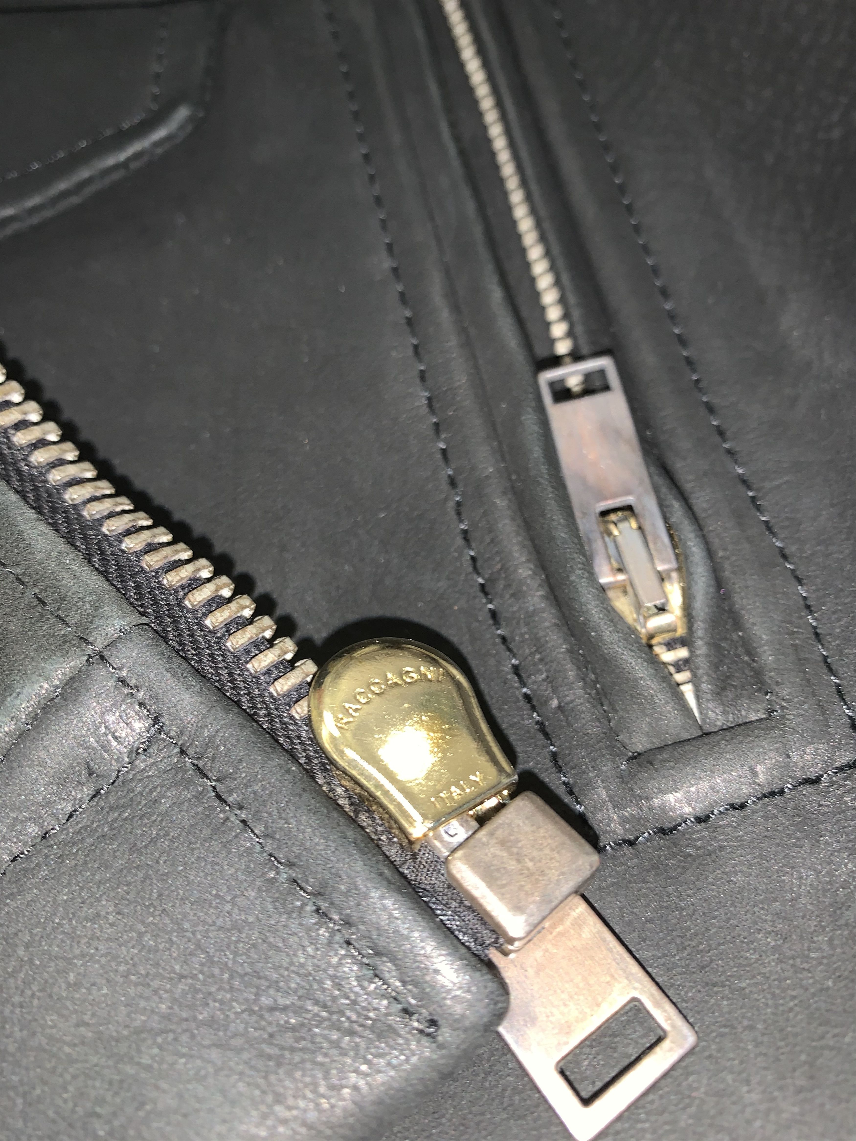 Rick Owens 2250$ RPP FW13 Plinth Stooges Biker Leather Jacket Size US L / EU 52-54 / 3 - 15 Thumbnail