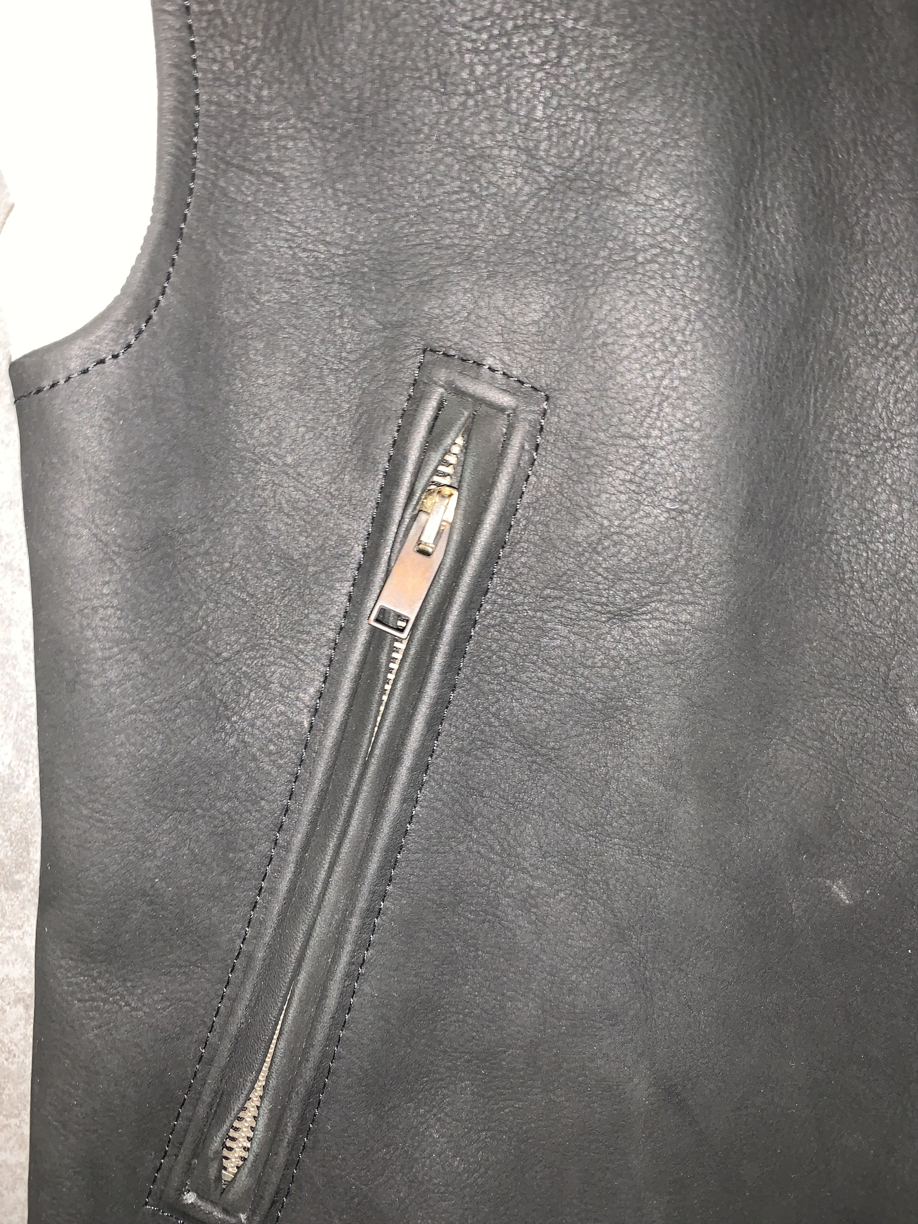 Rick Owens 2250$ RPP FW13 Plinth Stooges Biker Leather Jacket Size US L / EU 52-54 / 3 - 13 Thumbnail