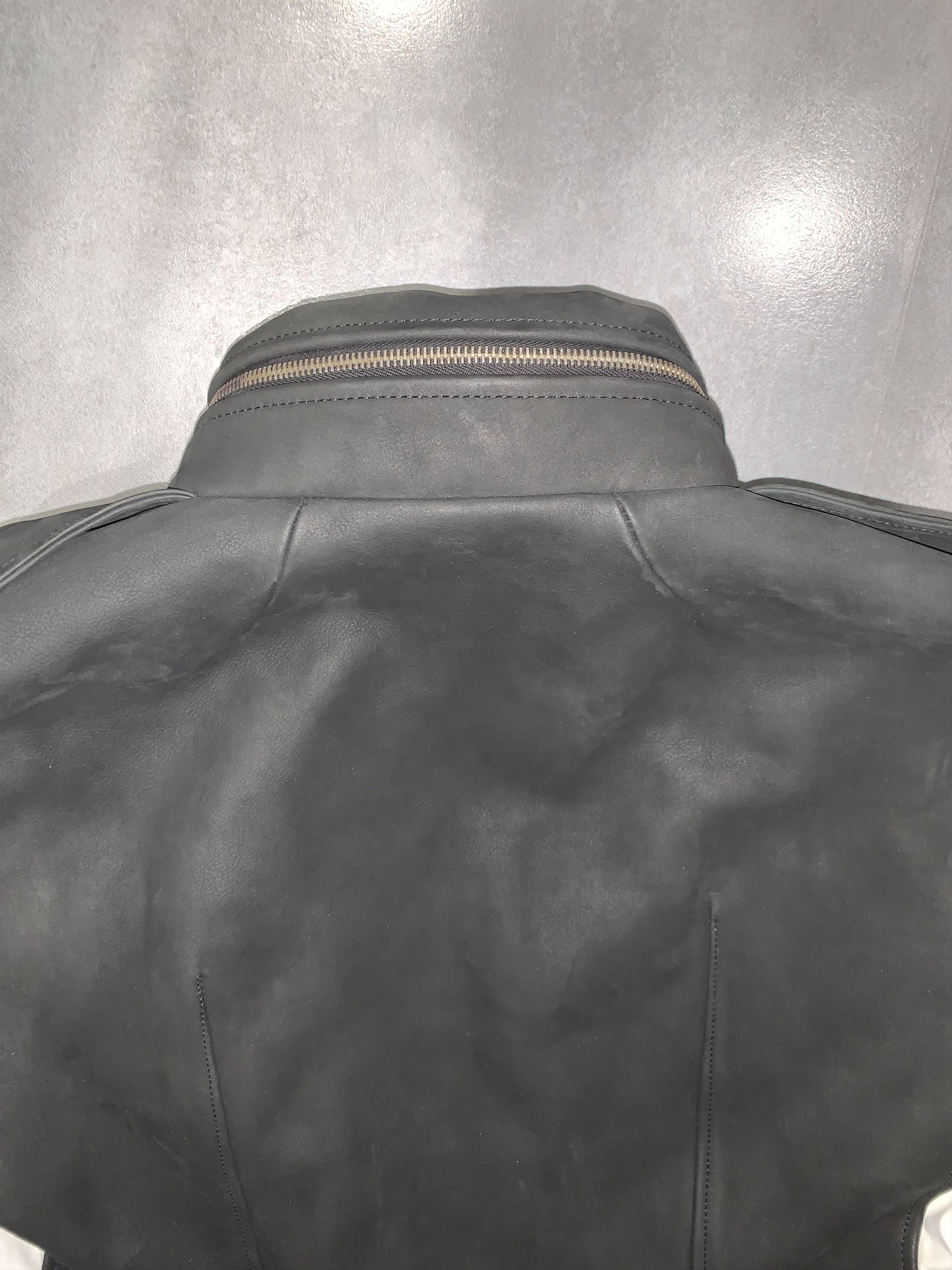 Rick Owens 2250$ RPP FW13 Plinth Stooges Biker Leather Jacket Size US L / EU 52-54 / 3 - 14 Thumbnail