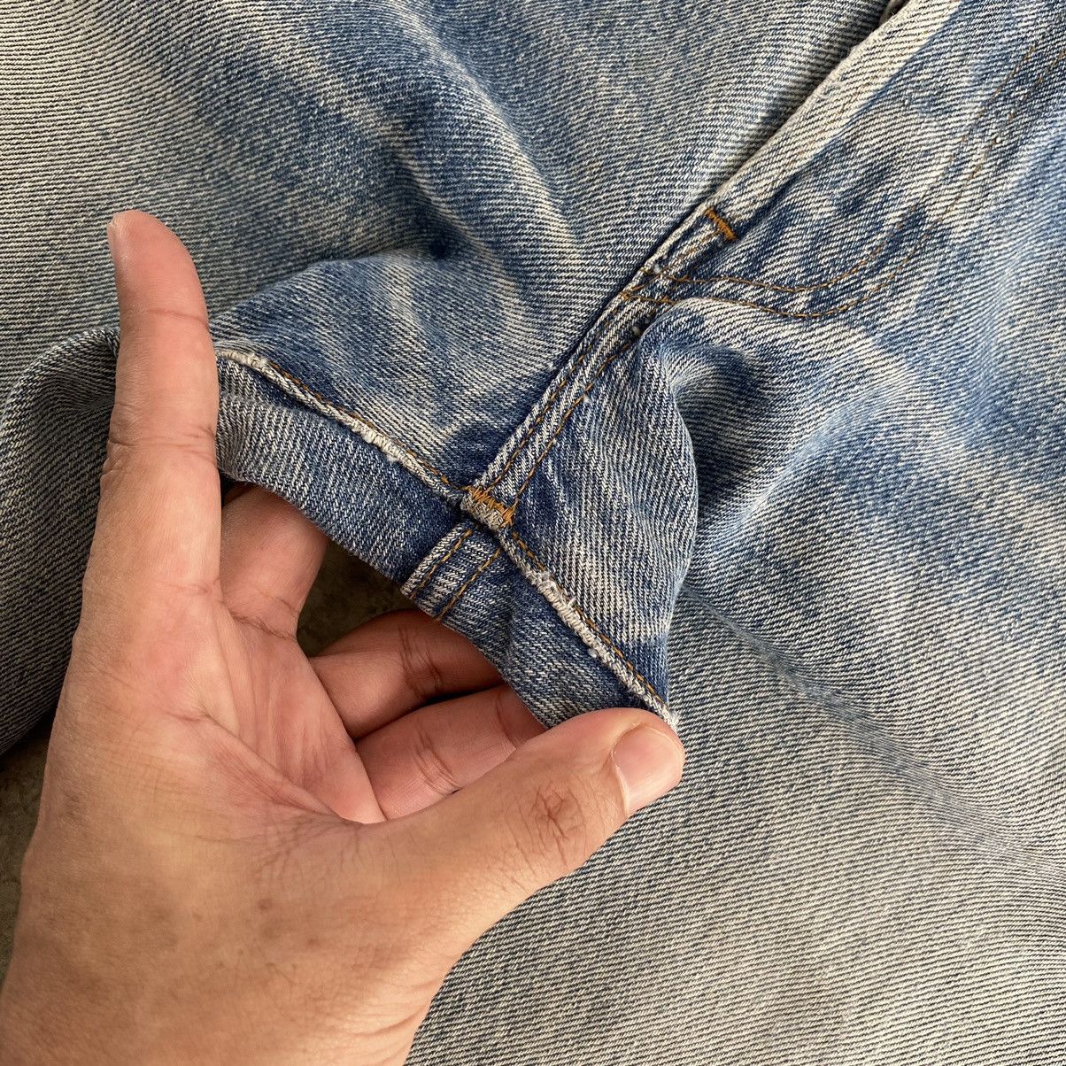 Levi's Vintage 80’s Levi's 501 Faded Blue Ripped Denim Jeans Size US 27 - 13 Thumbnail