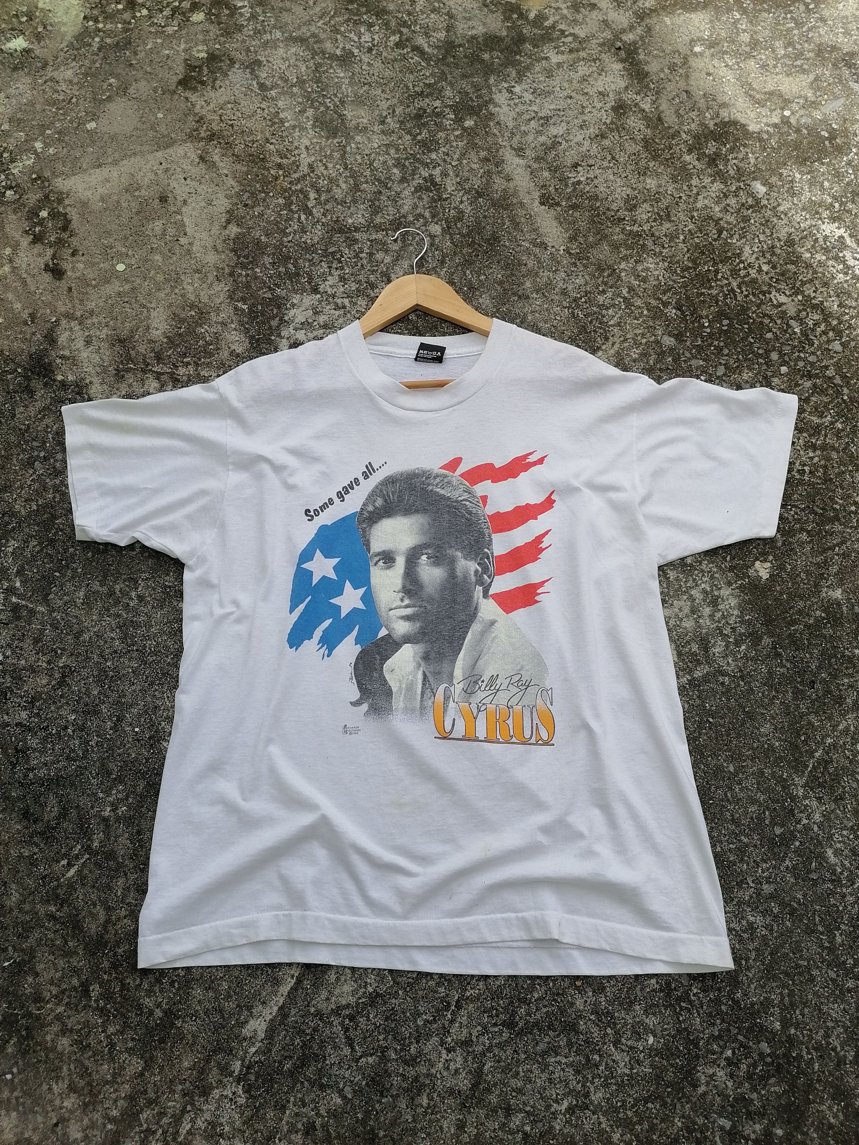 Vintage Vintage 90s Screen Stars Billy Ray Cyrus Tee Size US XL / EU 56 / 4 - 1 Thumbnail