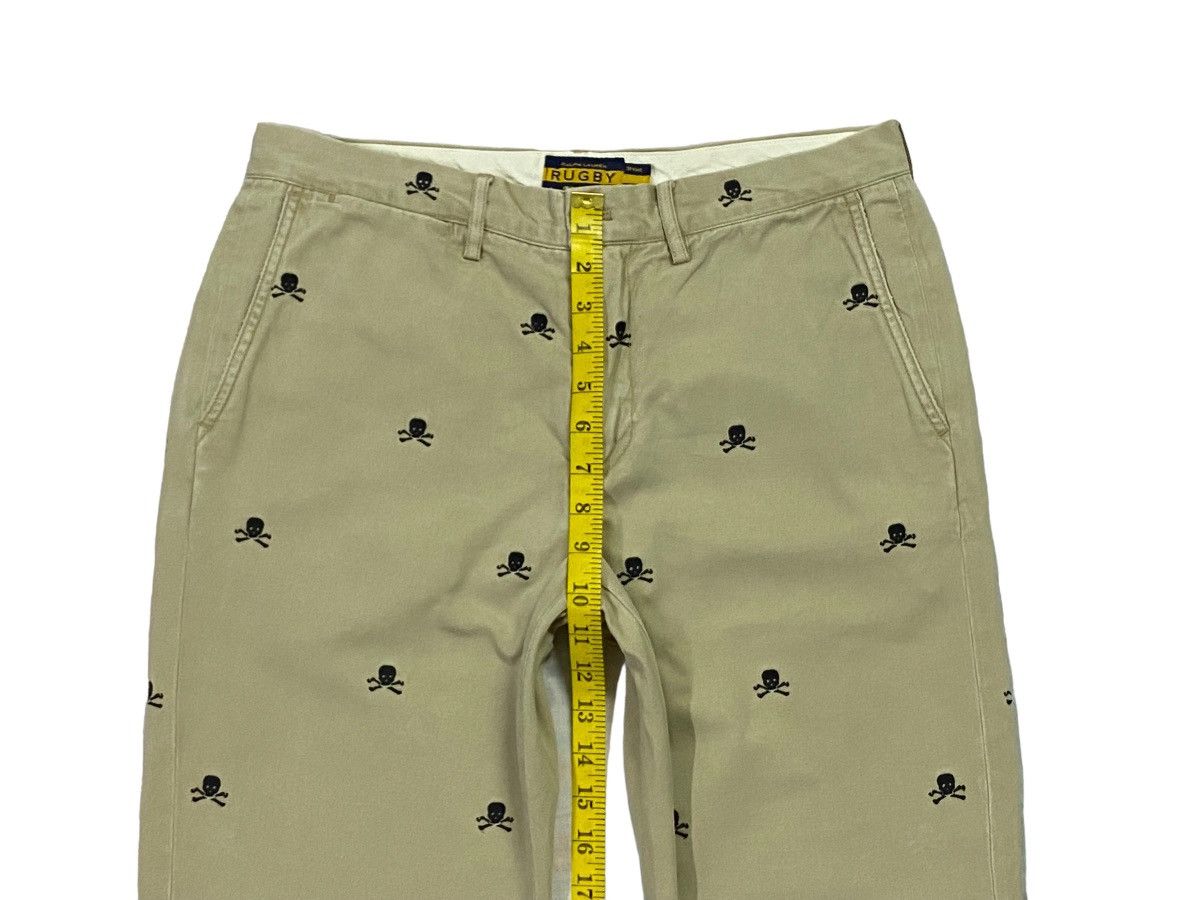 Ralph Lauren × Vintage Vintage Ralph Lauren Rugby Embroidery Skull Pants Size US 31 - 5 Thumbnail