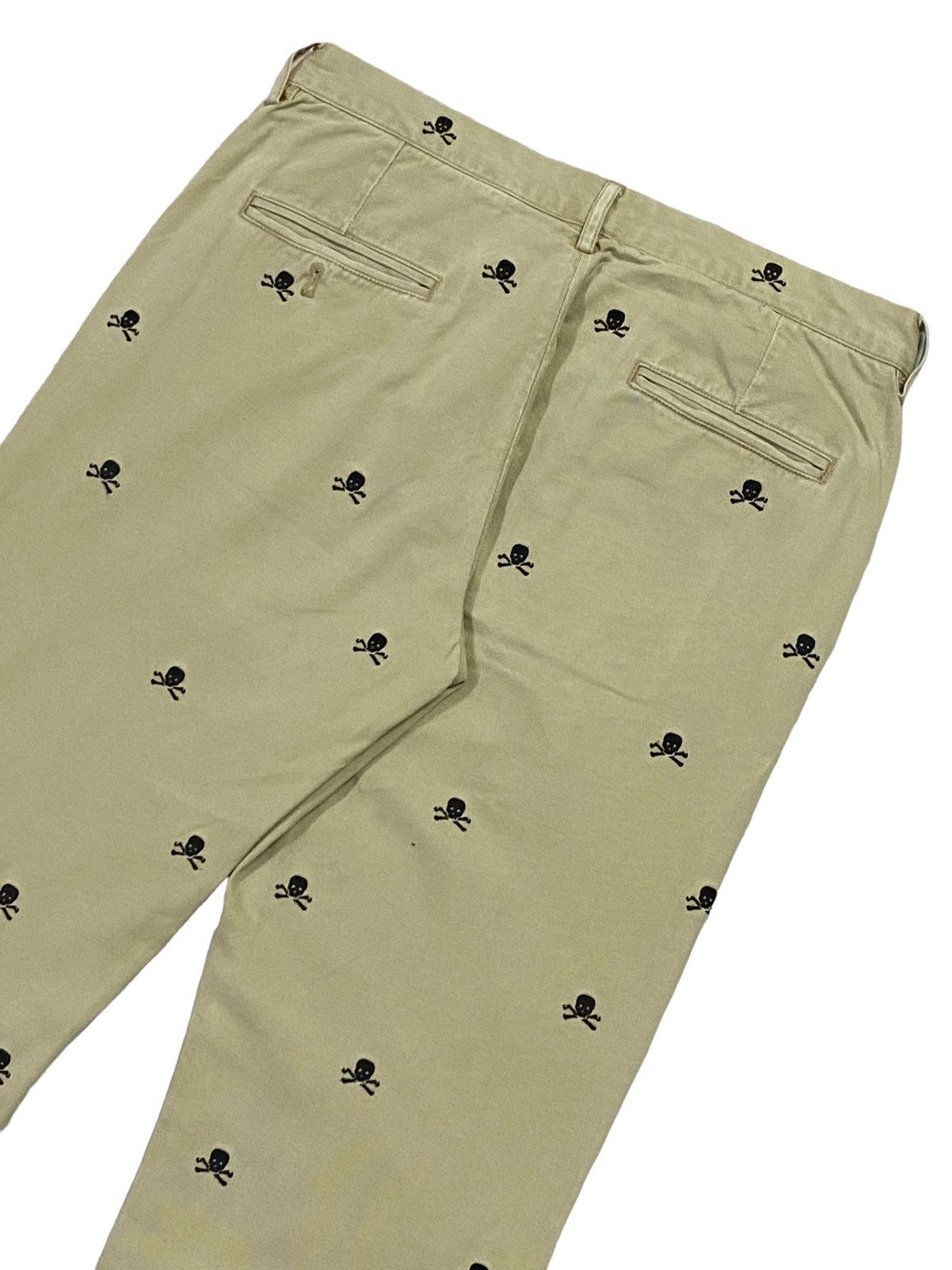 Ralph Lauren × Vintage Vintage Ralph Lauren Rugby Embroidery Skull Pants Size US 31 - 17 Thumbnail