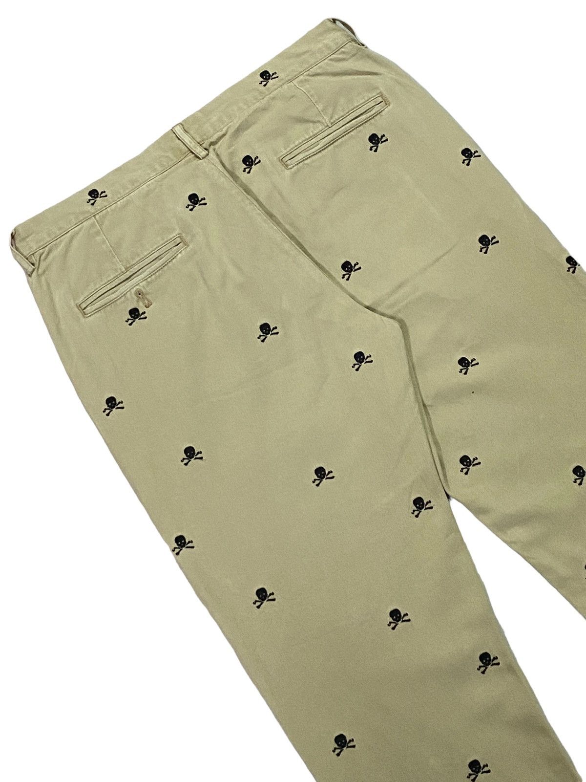 Ralph Lauren × Vintage Vintage Ralph Lauren Rugby Embroidery Skull Pants Size US 31 - 16 Thumbnail