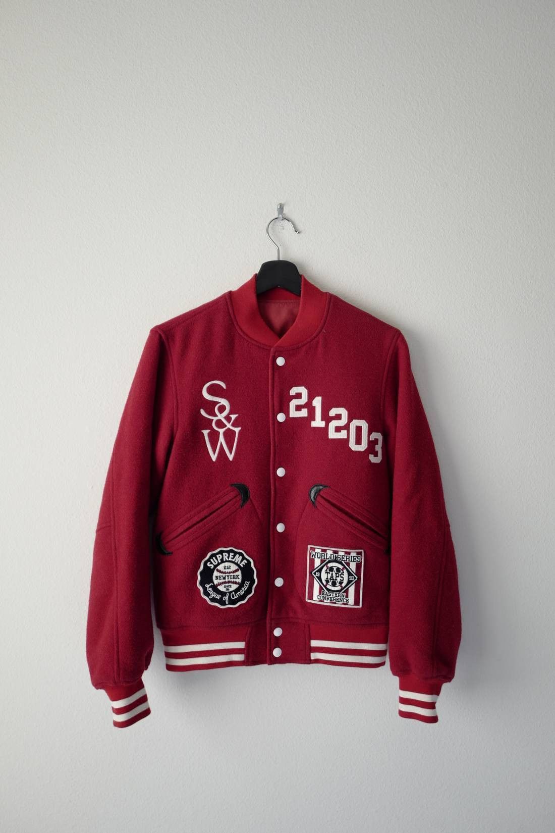 Supreme Wtaps Varsity Jacket | Grailed