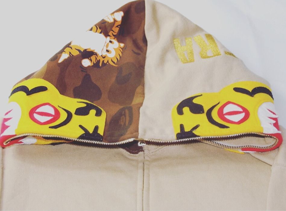 Bape tiger hoodie funthera militia hot sale