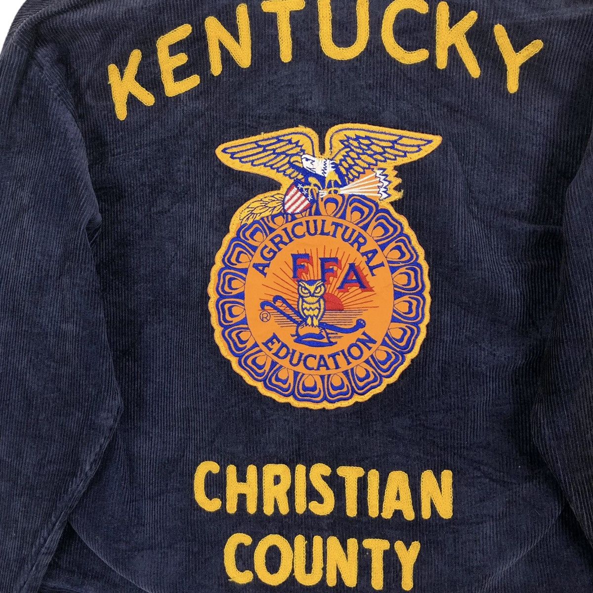 Vintage Vintage 80s Kentucky Christian County FFA Corduroy Jacket Size S / US 4 / IT 40 - 13 Thumbnail