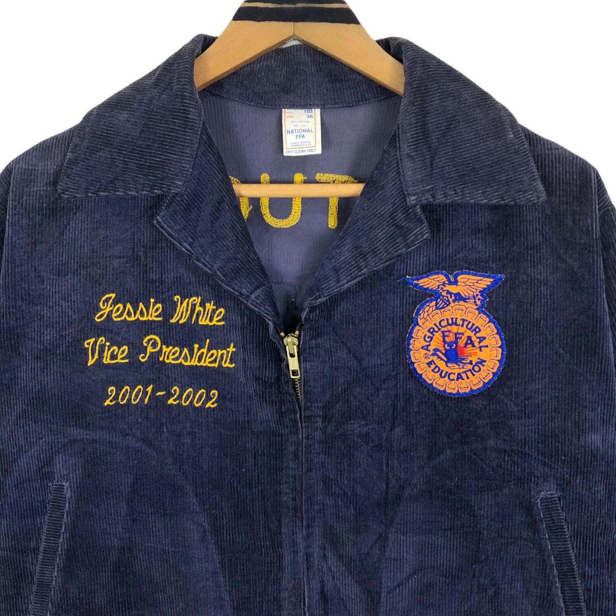 Vintage Vintage 80s Kentucky Christian County FFA Corduroy Jacket Size S / US 4 / IT 40 - 4 Thumbnail