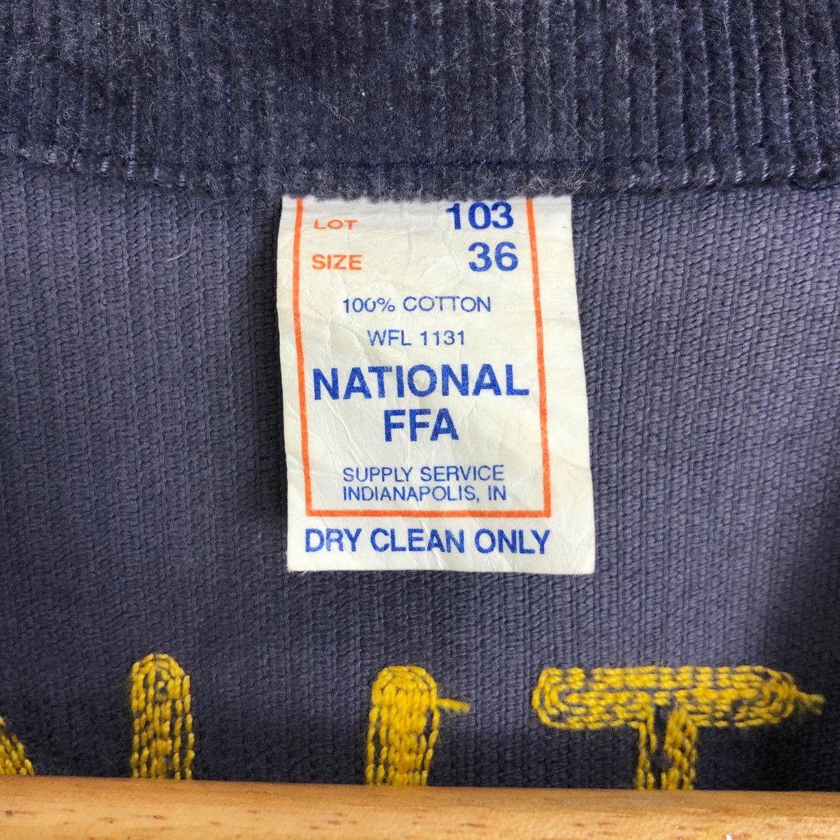 Vintage Vintage 80s Kentucky Christian County FFA Corduroy Jacket Size S / US 4 / IT 40 - 9 Thumbnail