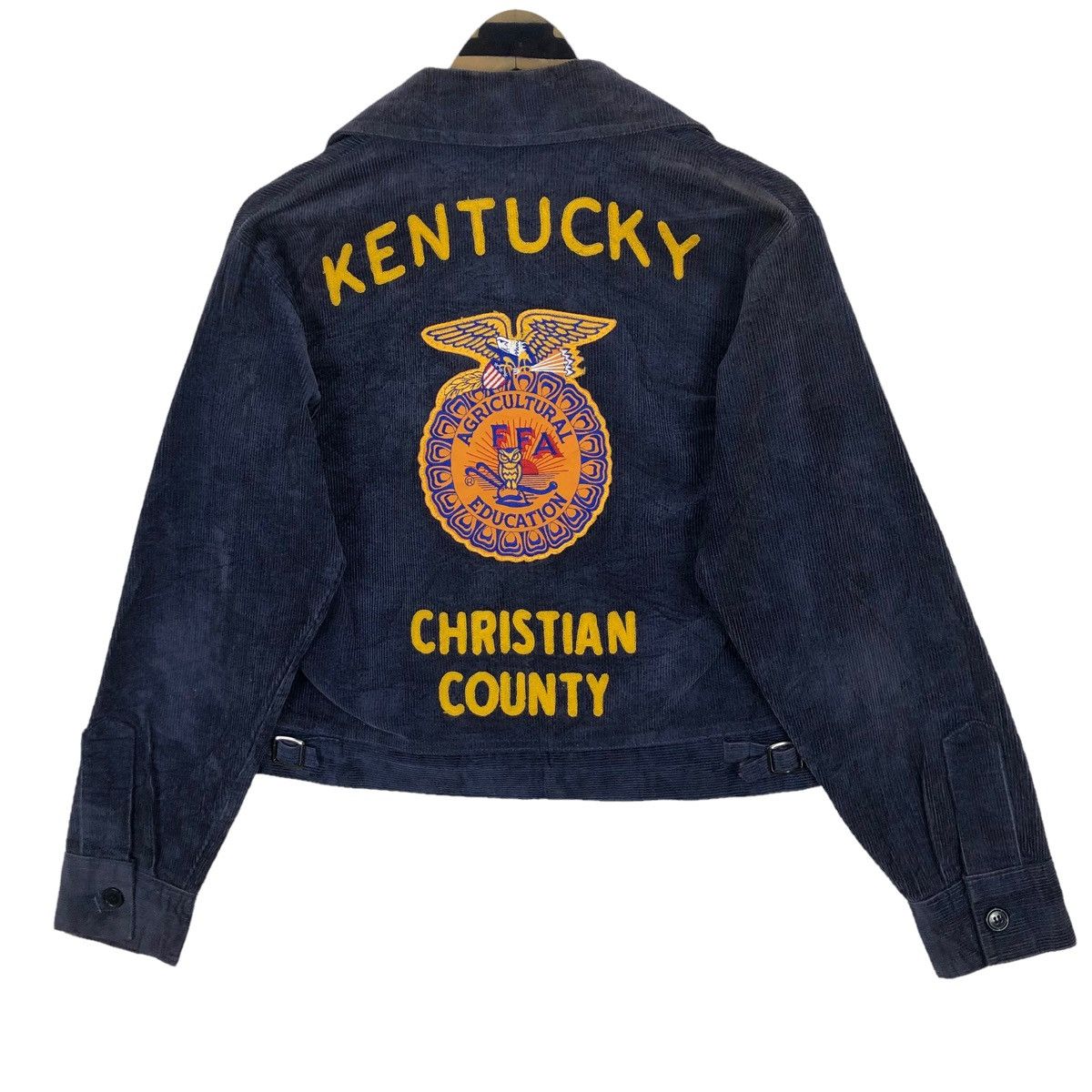 Vintage Vintage 80s Kentucky Christian County FFA Corduroy Jacket Size S / US 4 / IT 40 - 12 Thumbnail