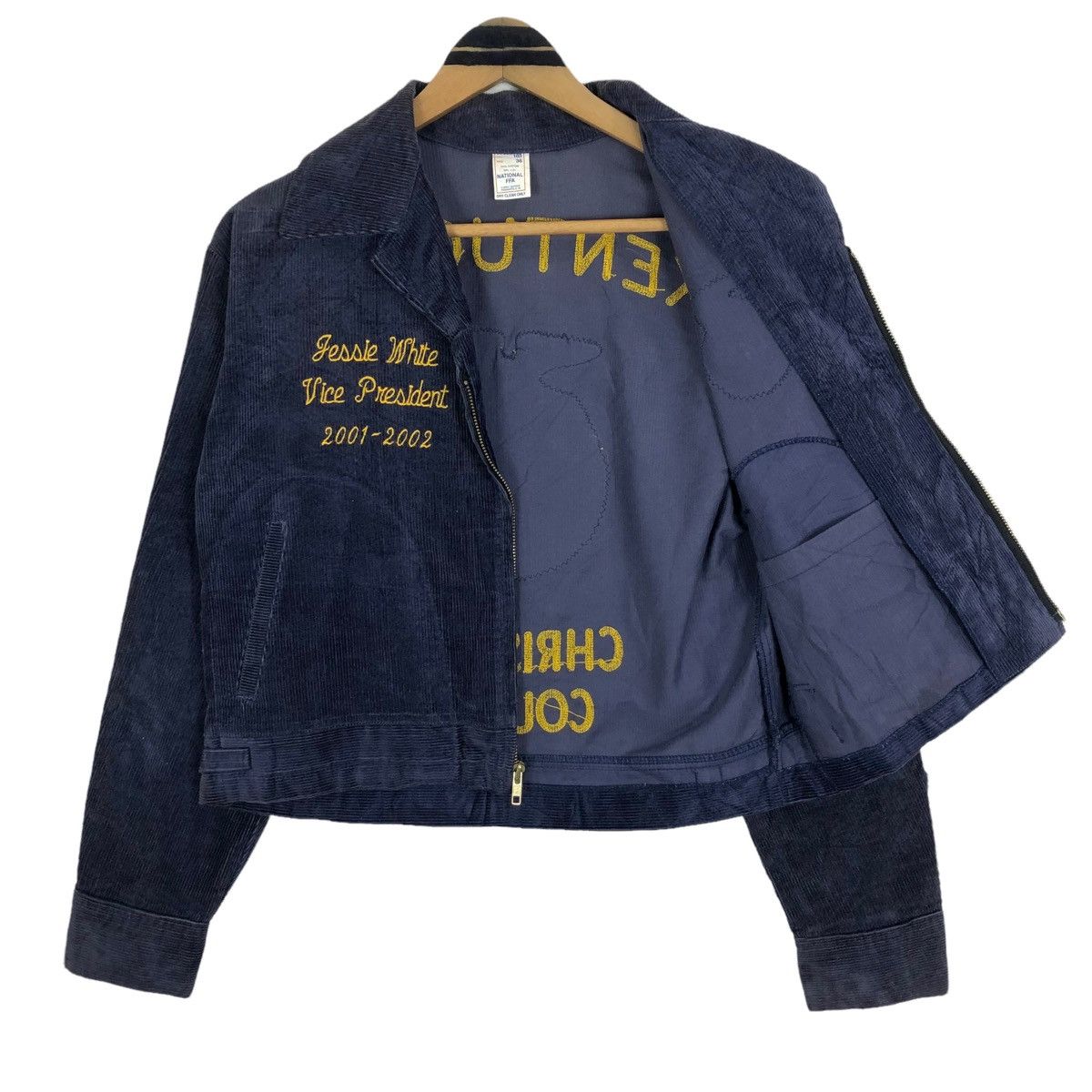 Vintage Vintage 80s Kentucky Christian County FFA Corduroy Jacket Size S / US 4 / IT 40 - 8 Thumbnail